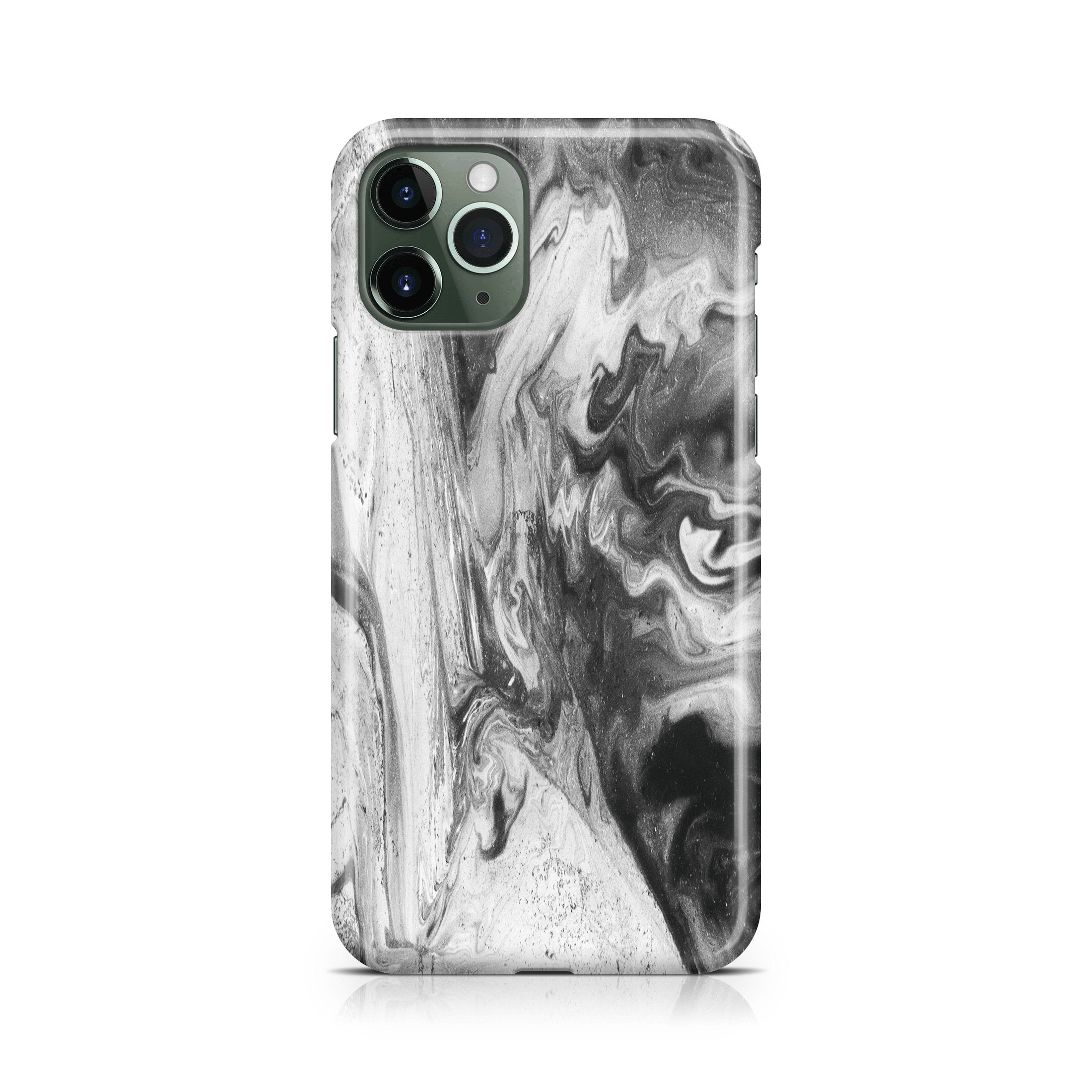 Black & White Marble Series I - iPhone phone case designs by CaseSwagger