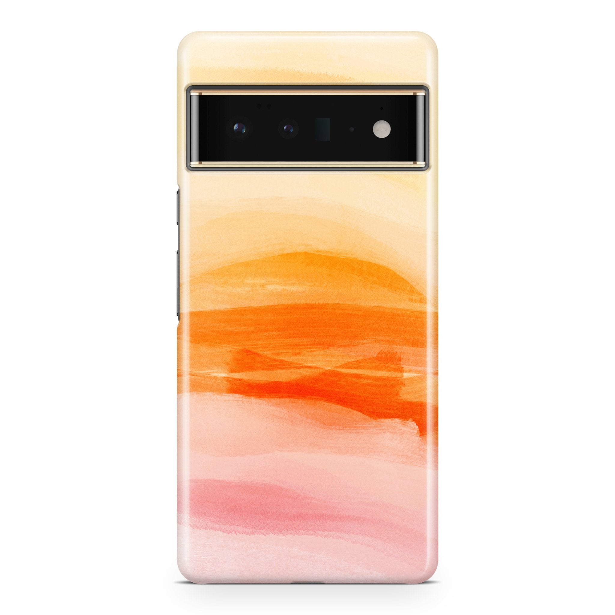 Blazing Orange Ombre - Google phone case designs by CaseSwagger