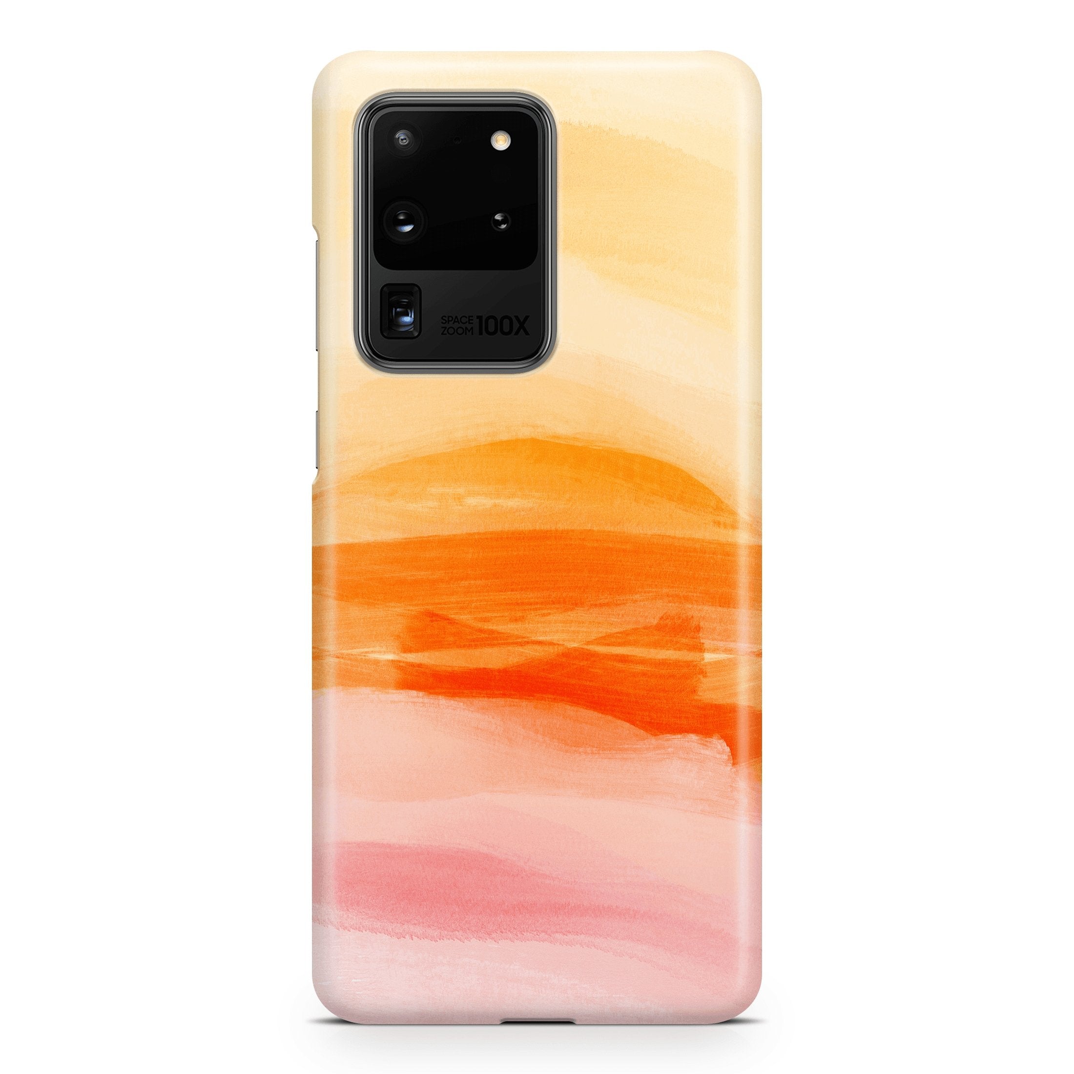 Blazing Orange Ombre - Samsung phone case designs by CaseSwagger