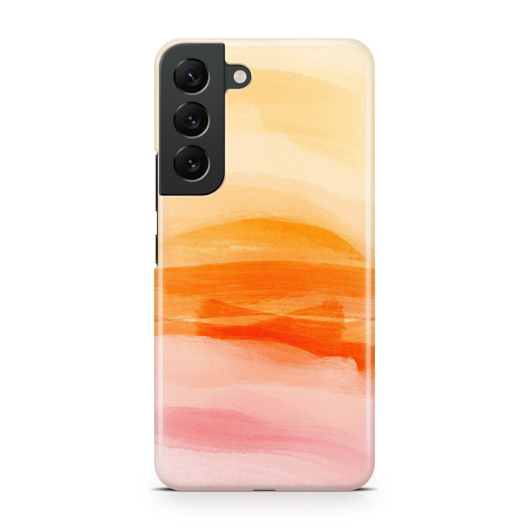 Blazing Orange Ombre - Samsung phone case designs by CaseSwagger