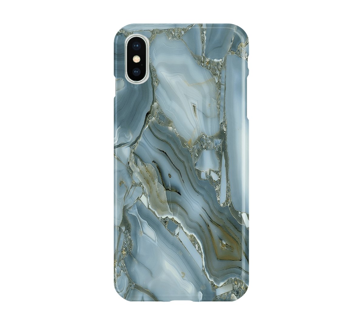 Blue Agate - iPhone phone case designs by CaseSwagger