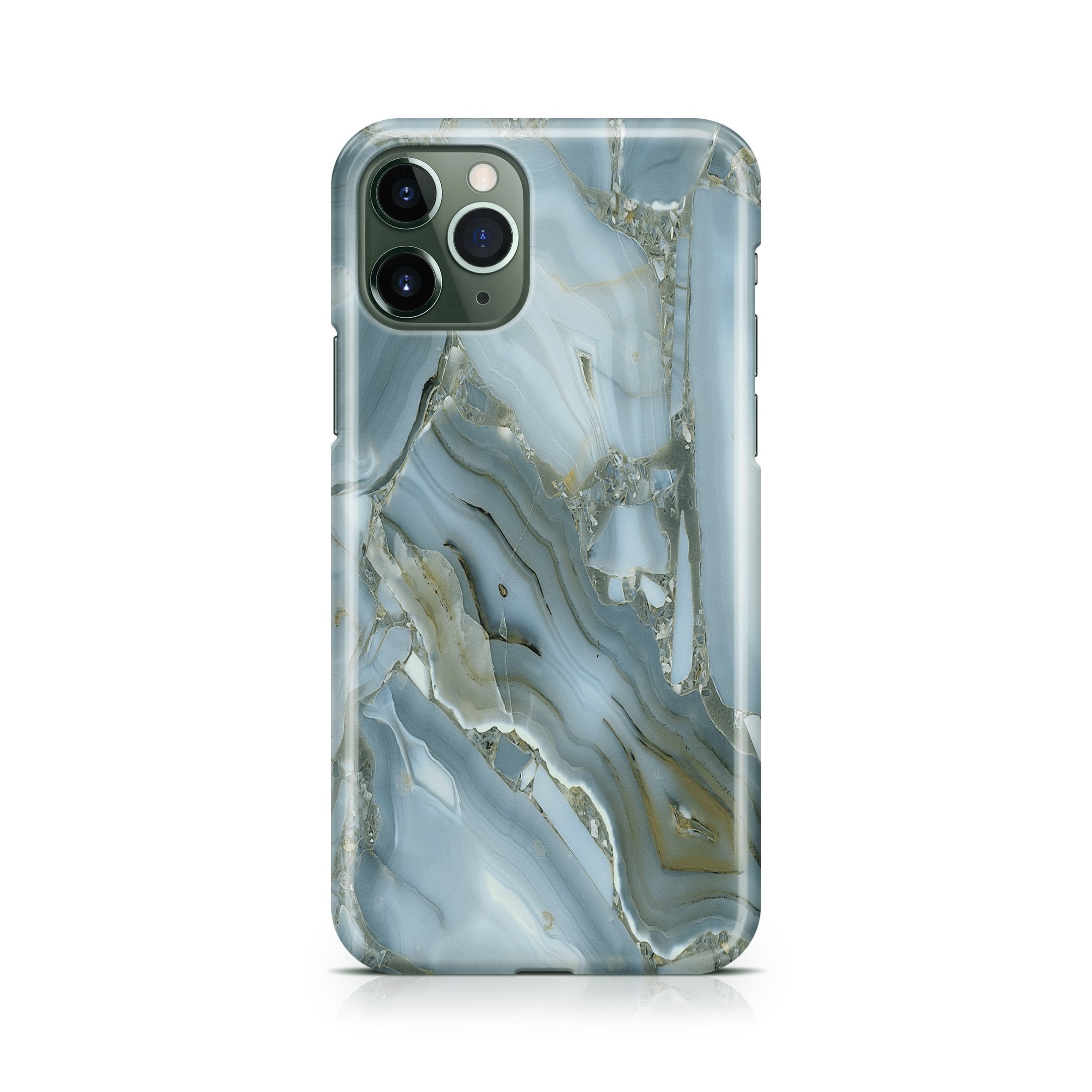 Blue Agate - iPhone phone case designs by CaseSwagger