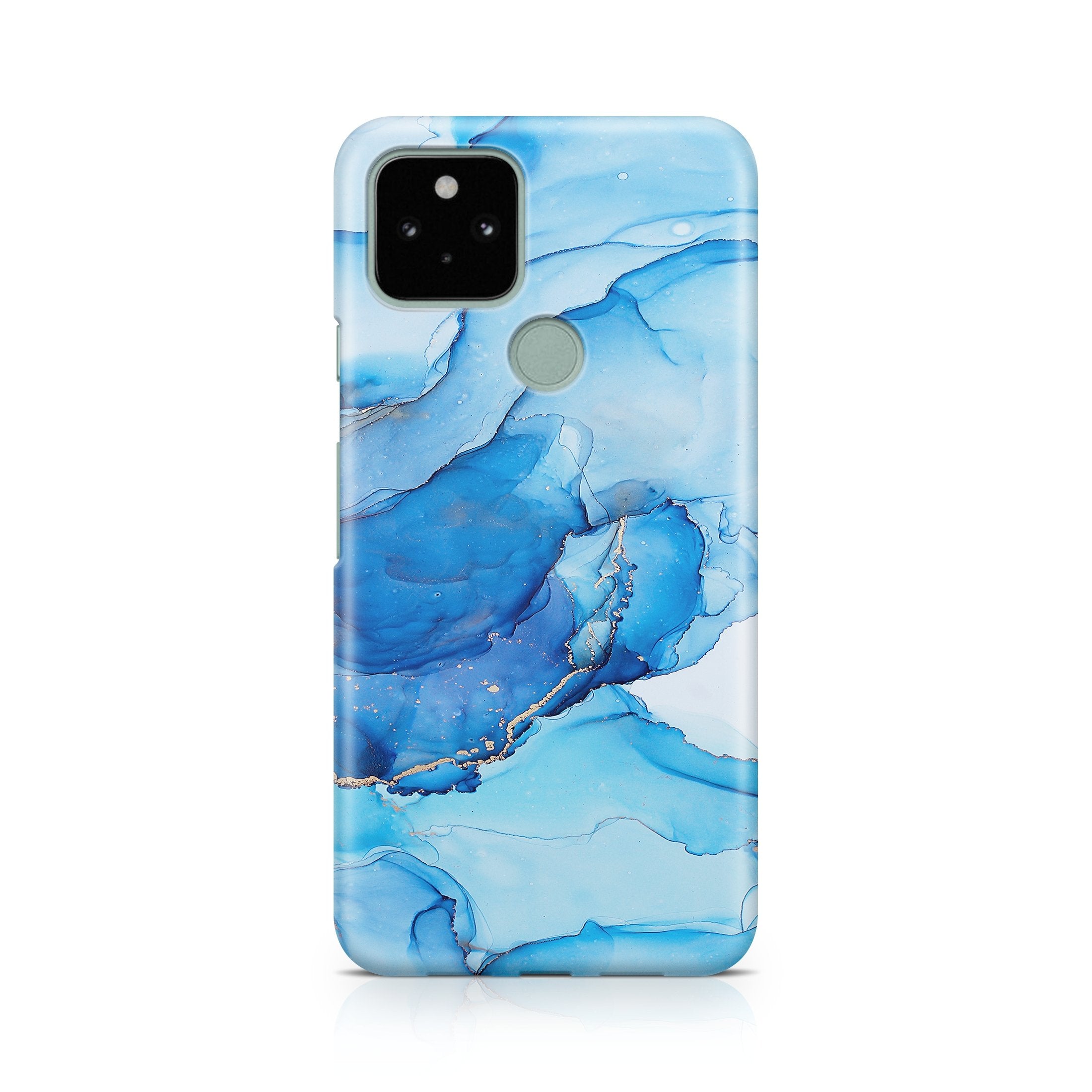 Blue Alcohol Ink - Google phone case designs by CaseSwagger
