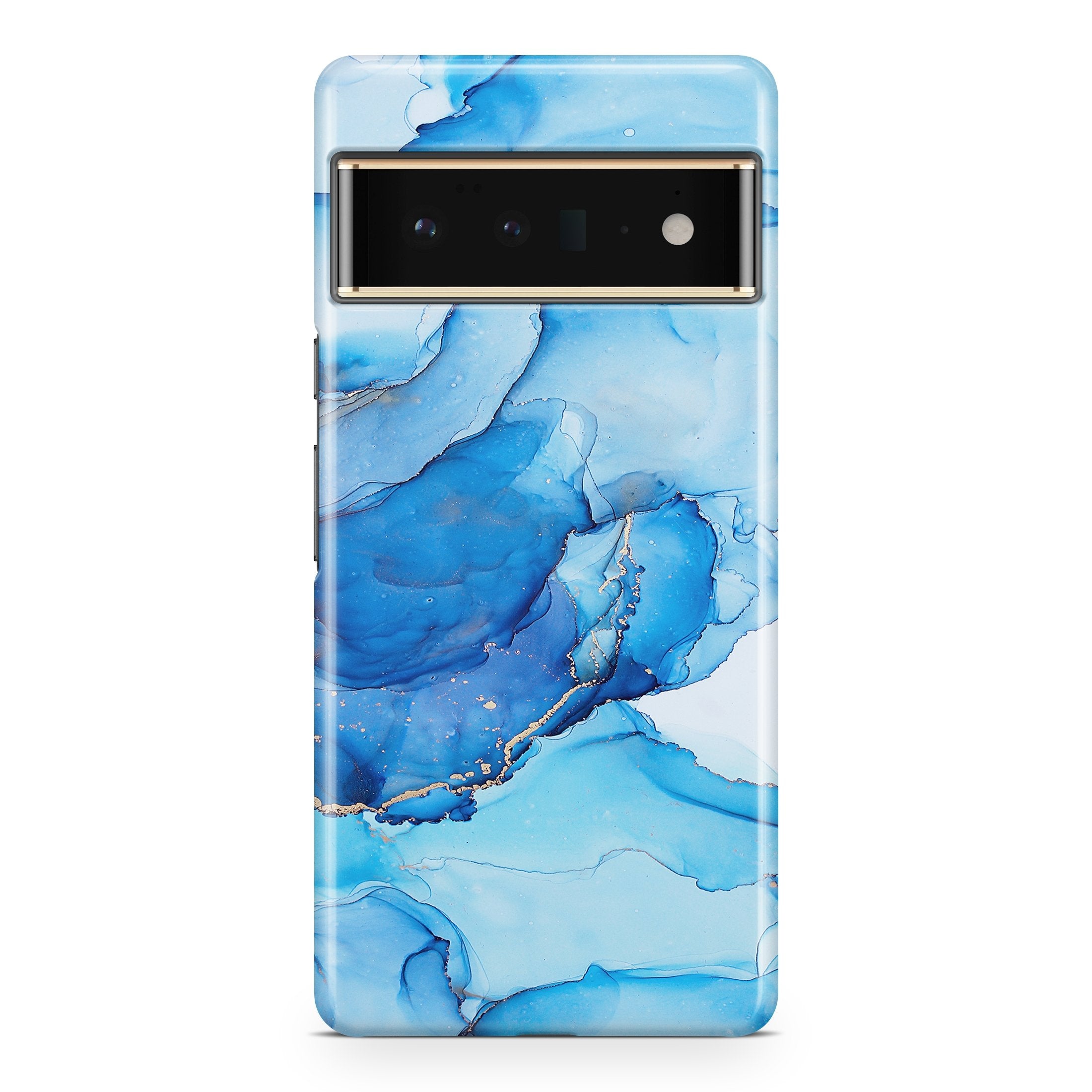 Blue Alcohol Ink - Google phone case designs by CaseSwagger