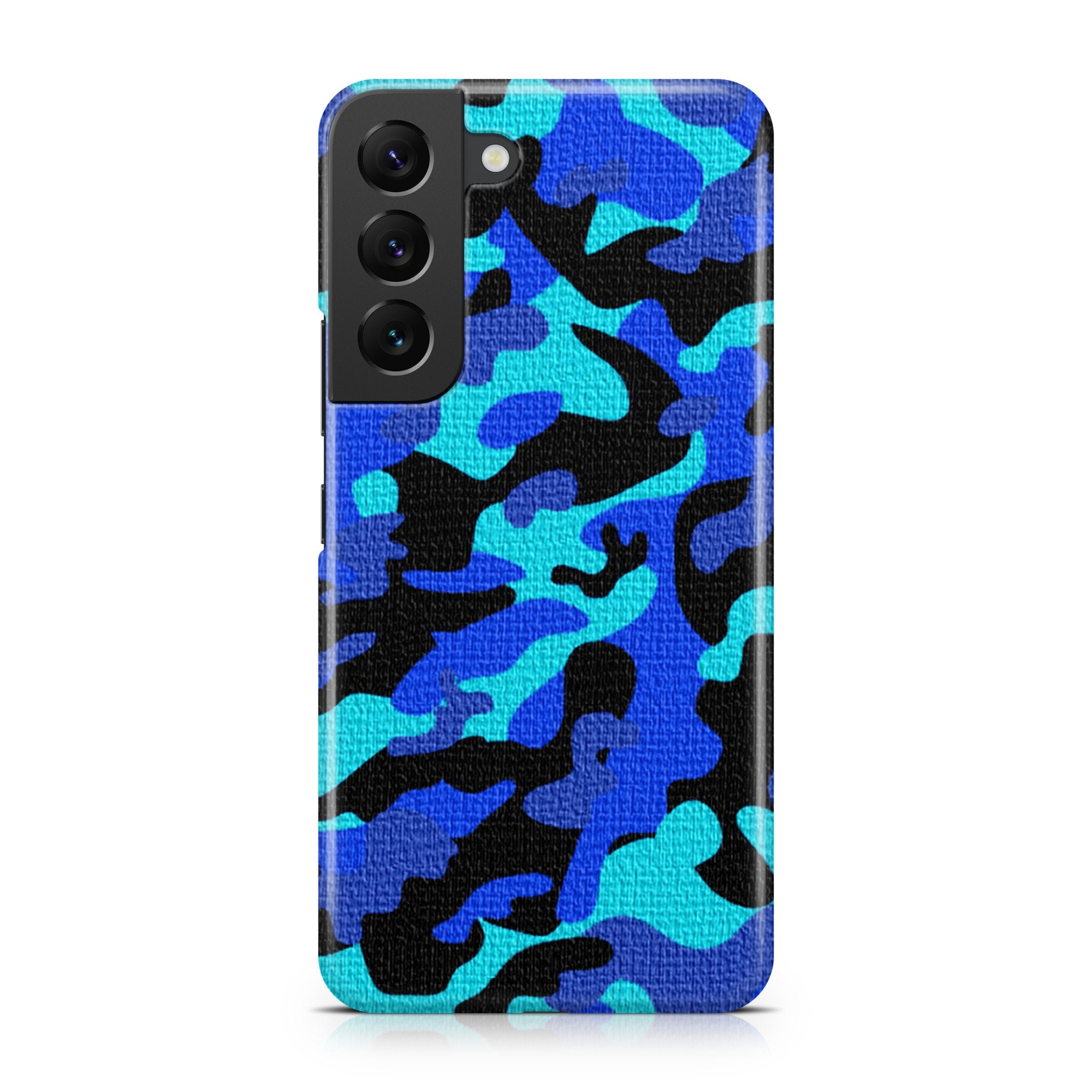 Blue Camo - Samsung phone case designs by CaseSwagger