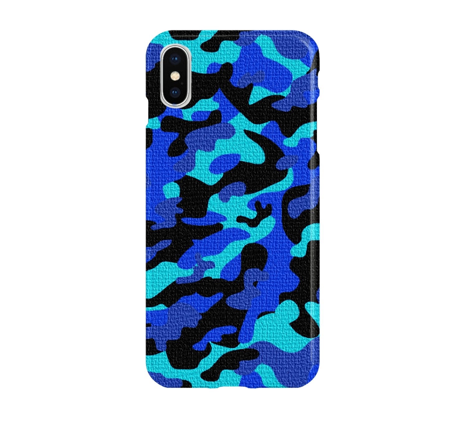 Blue Camo - iPhone phone case designs by CaseSwagger