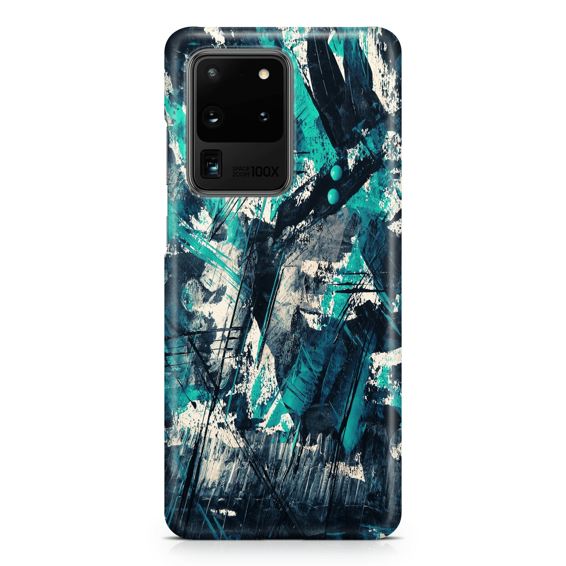 Blue Chaos - Samsung phone case designs by CaseSwagger