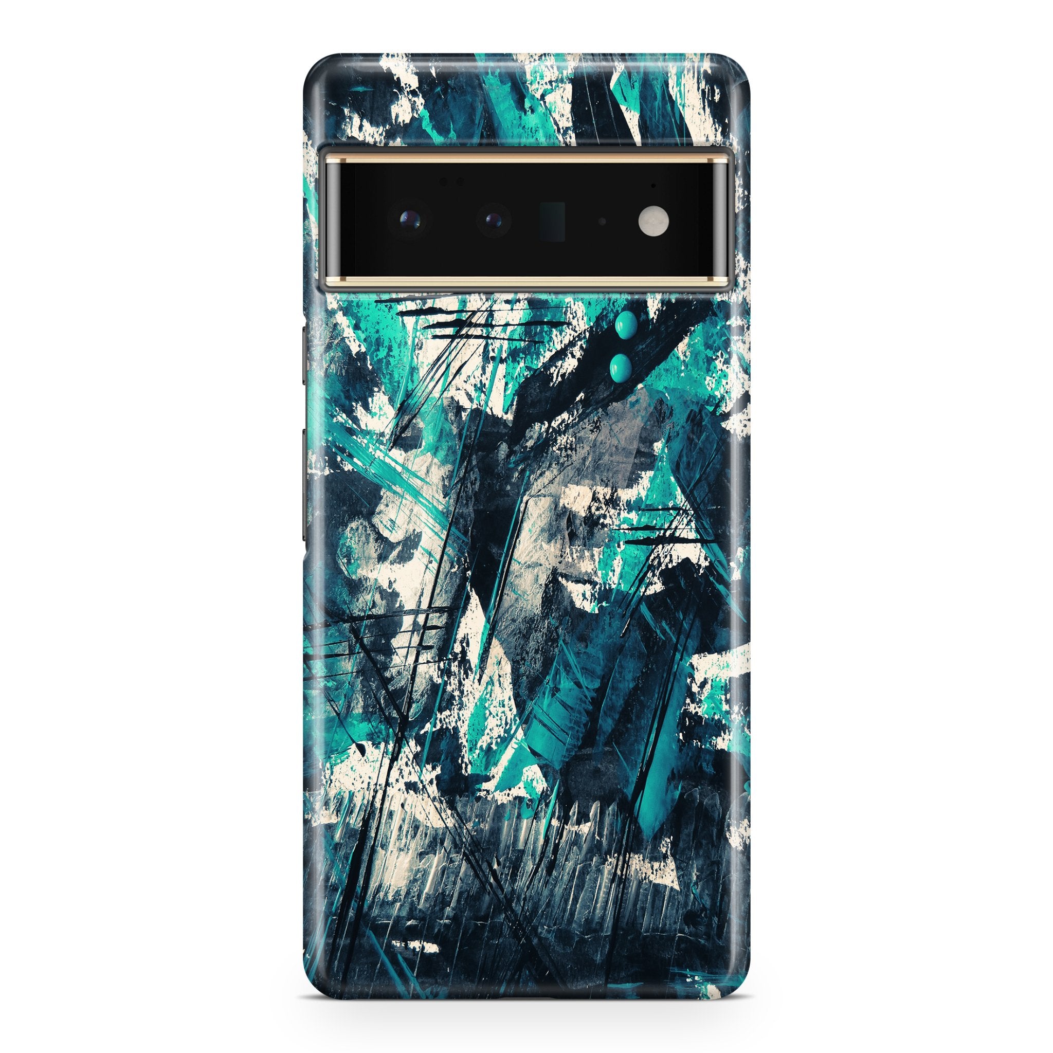 Blue Chaos - Google phone case designs by CaseSwagger