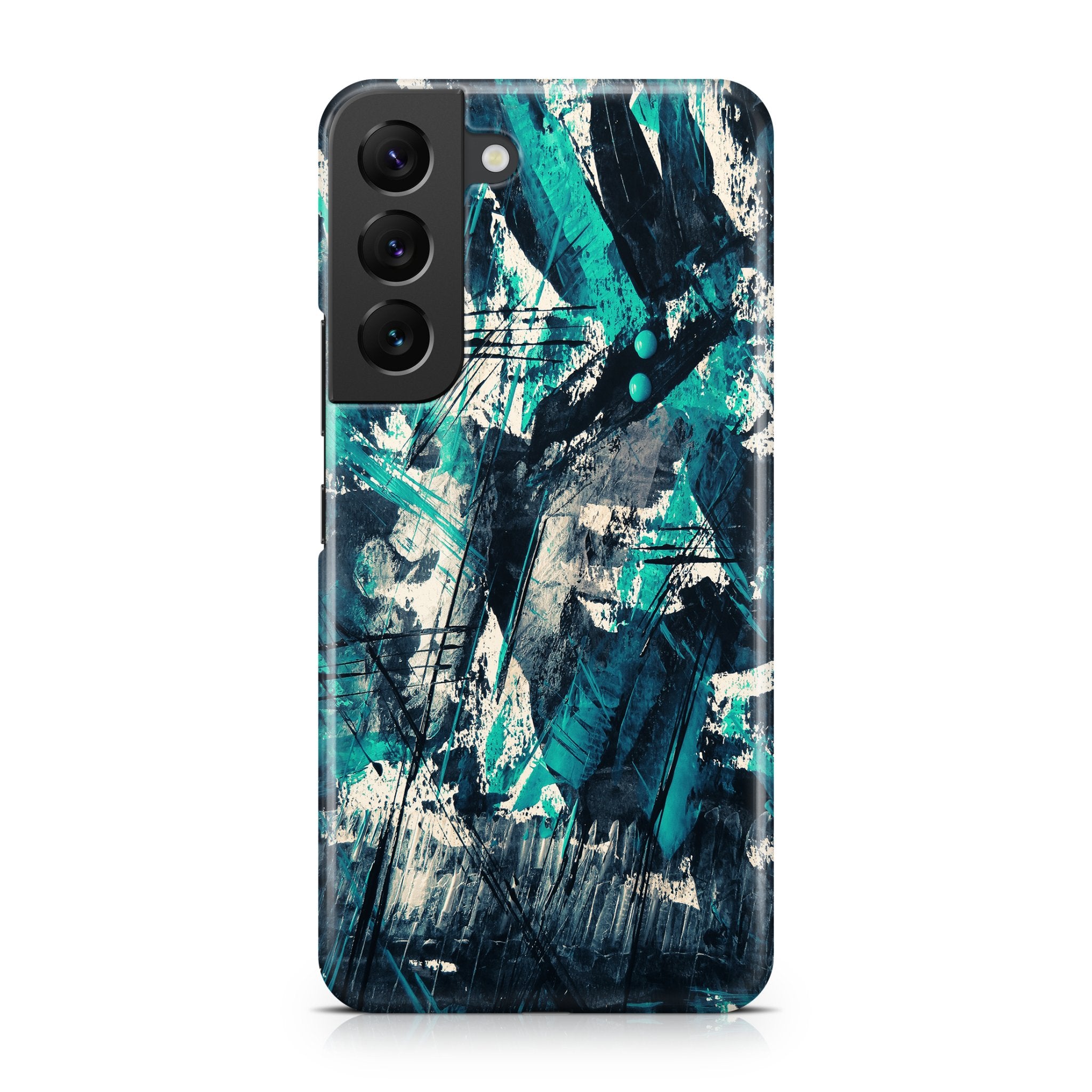 Blue Chaos - Samsung phone case designs by CaseSwagger