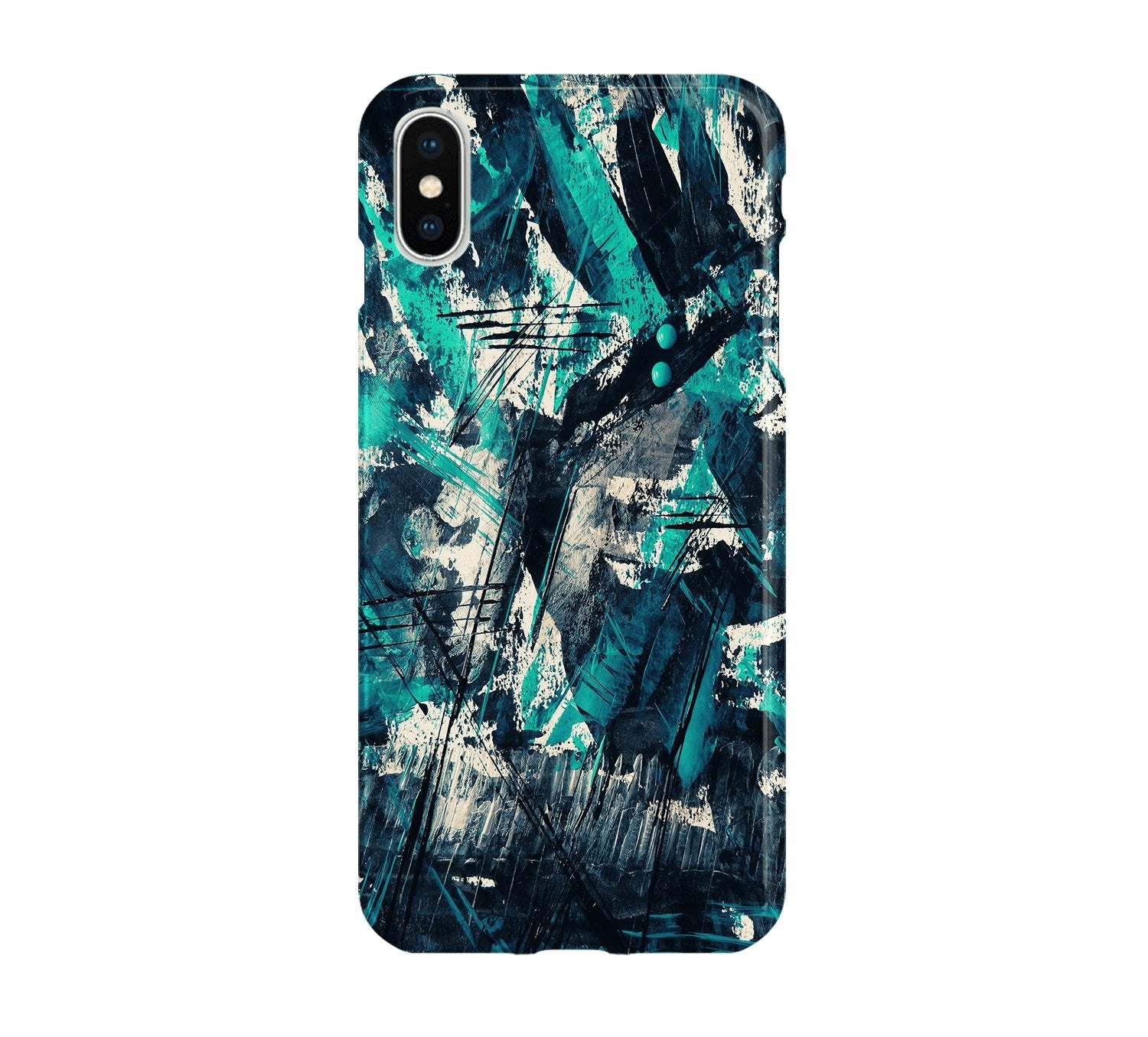 Blue Chaos - iPhone phone case designs by CaseSwagger