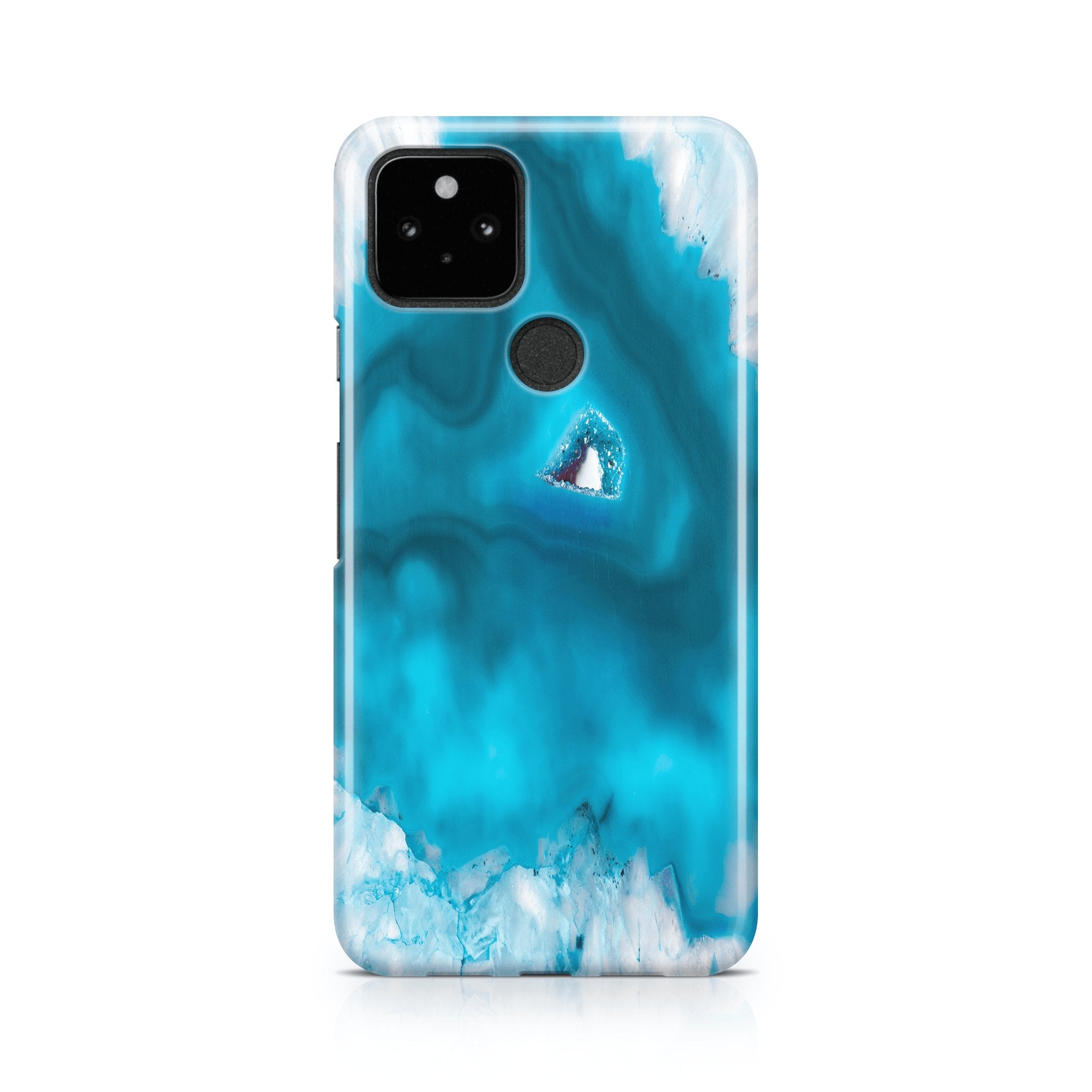 Blue Geode I - Google phone case designs by CaseSwagger
