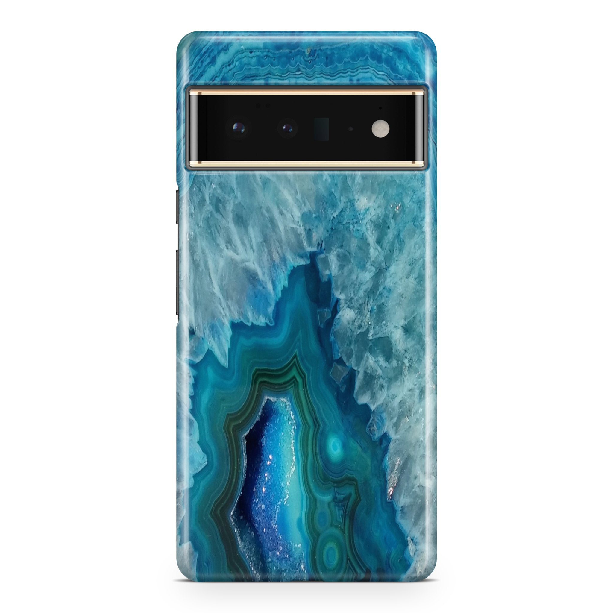 Blue Geode II - Google phone case designs by CaseSwagger