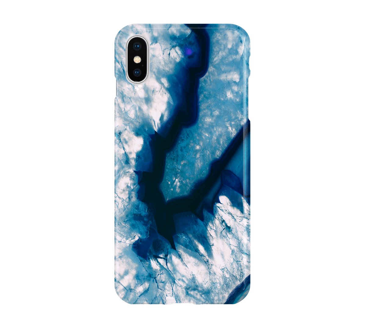 Blue Geode III - iPhone phone case designs by CaseSwagger