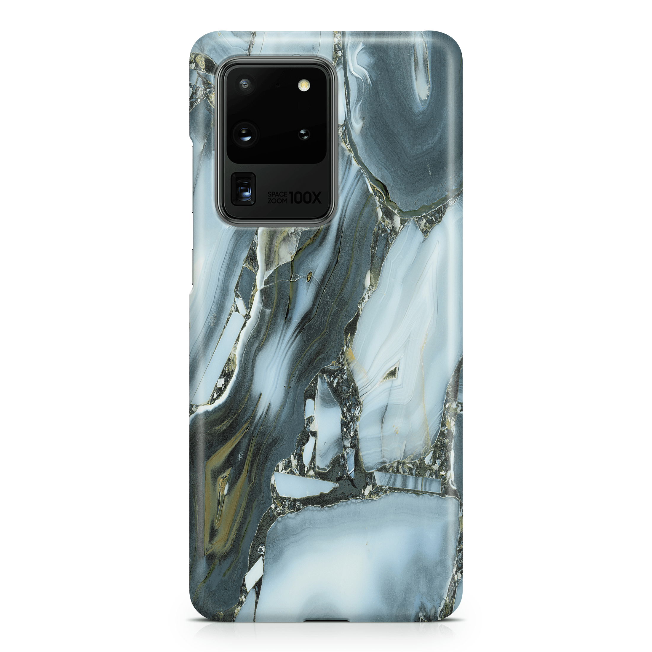 Blue Grey Agate - Samsung phone case designs by CaseSwagger