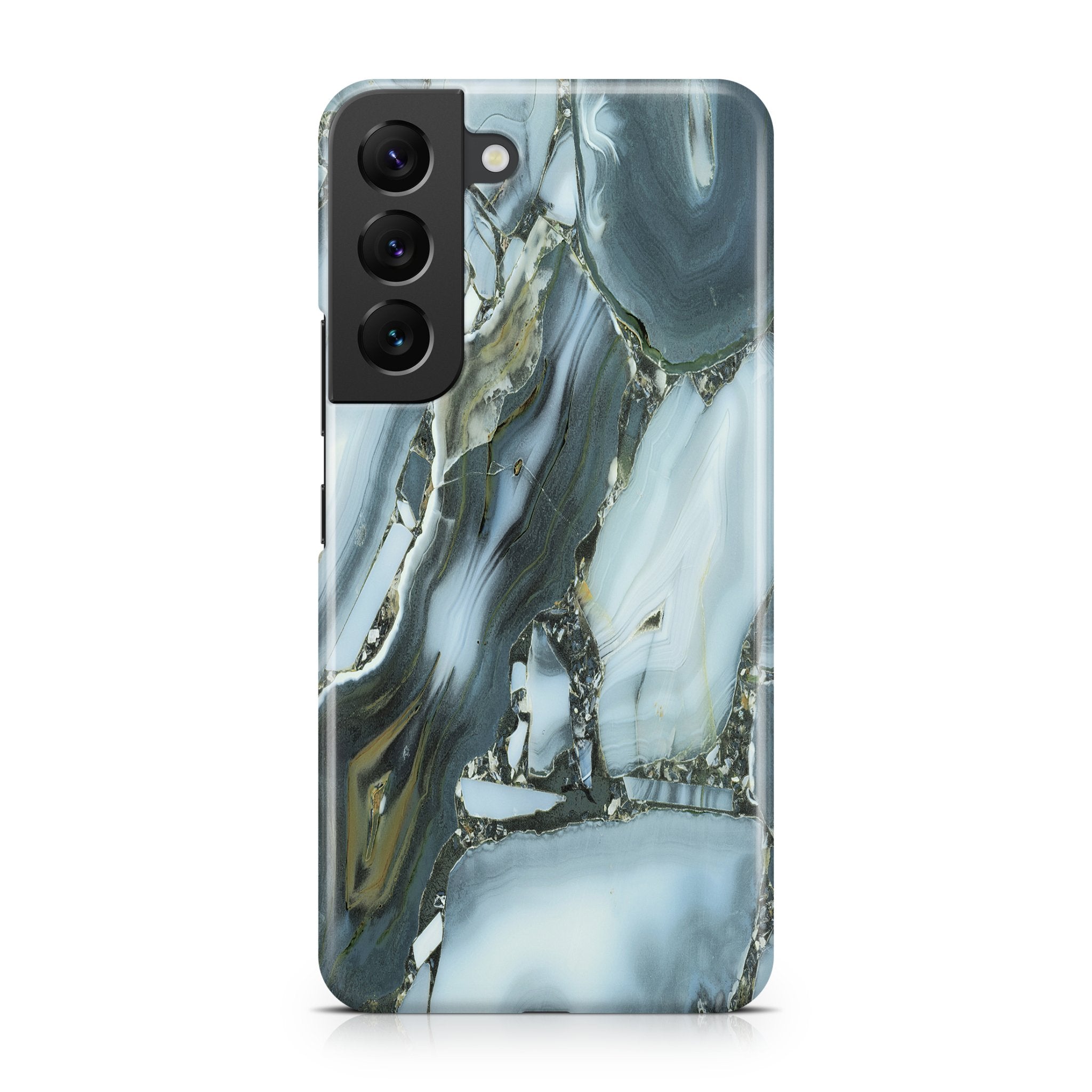 Blue Grey Agate - Samsung phone case designs by CaseSwagger