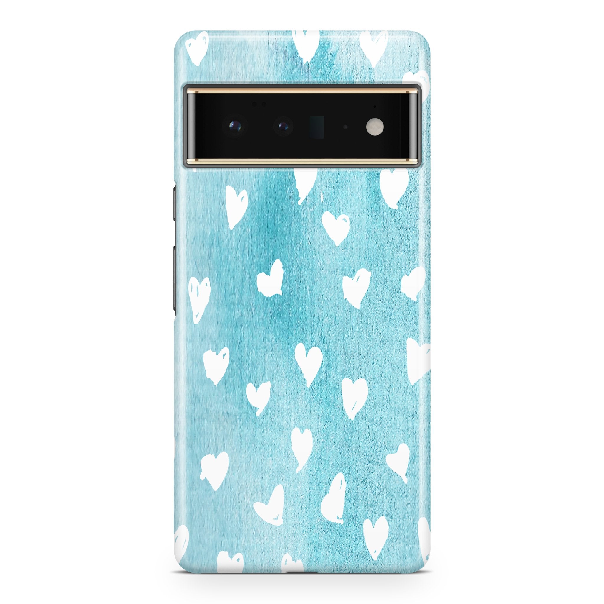 Blue Heart - Google phone case designs by CaseSwagger
