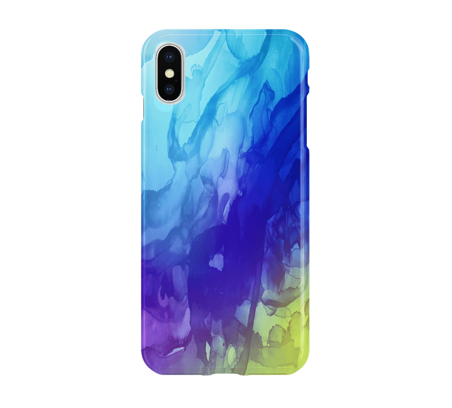 Blue InkDeco - iPhone phone case designs by CaseSwagger