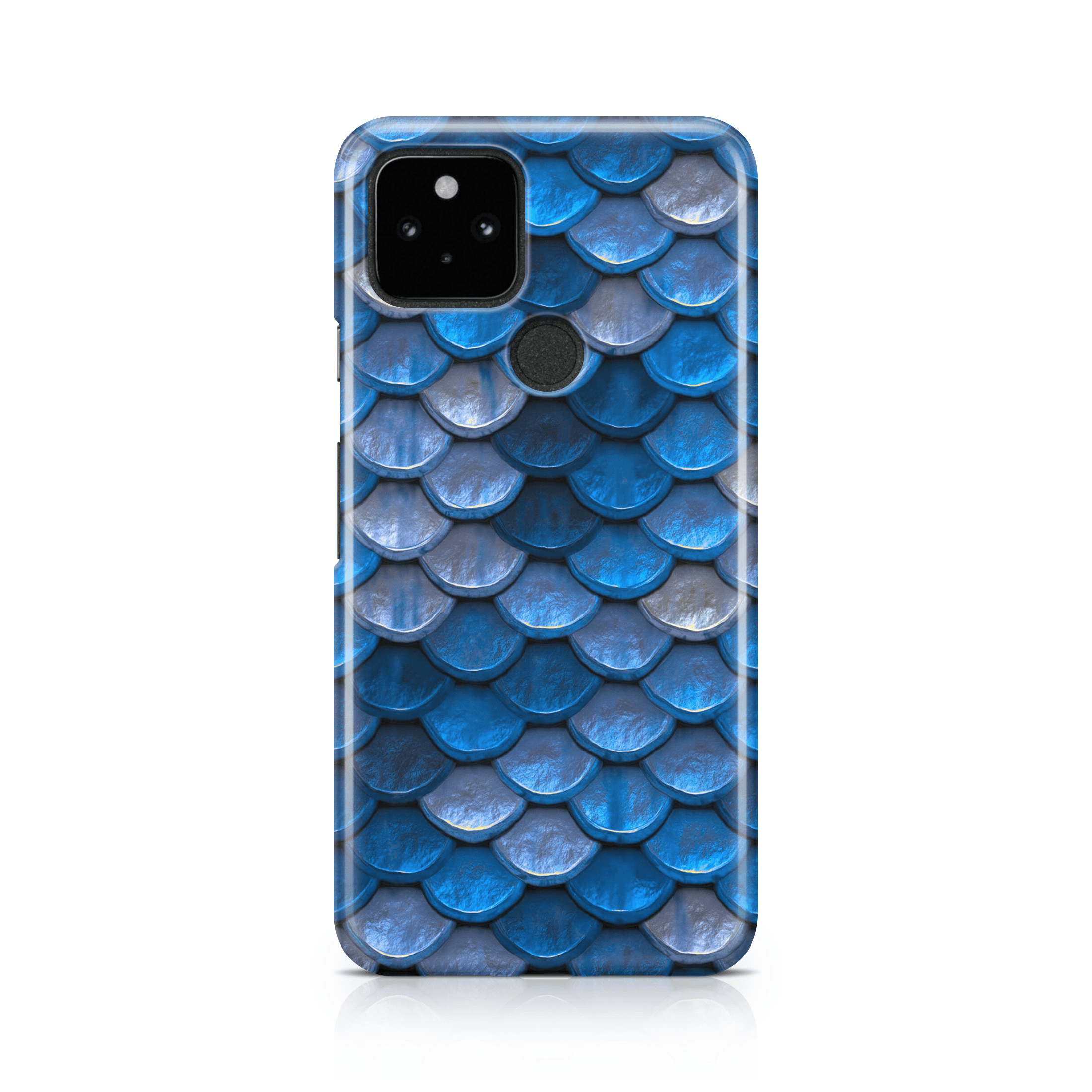 Blue Mermaid Scale - Google phone case designs by CaseSwagger