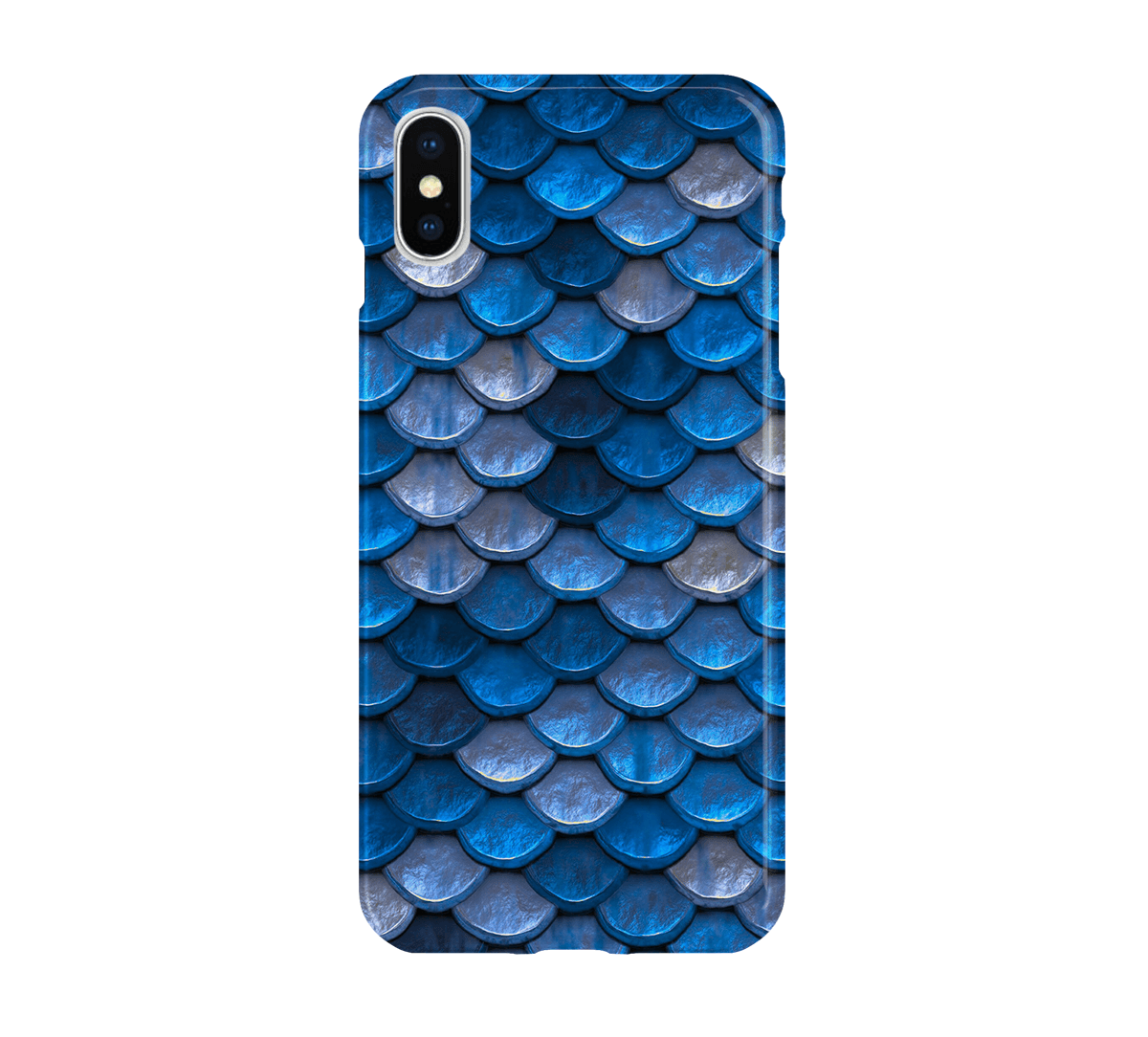 Blue Mermaid Scale - iPhone phone case designs by CaseSwagger