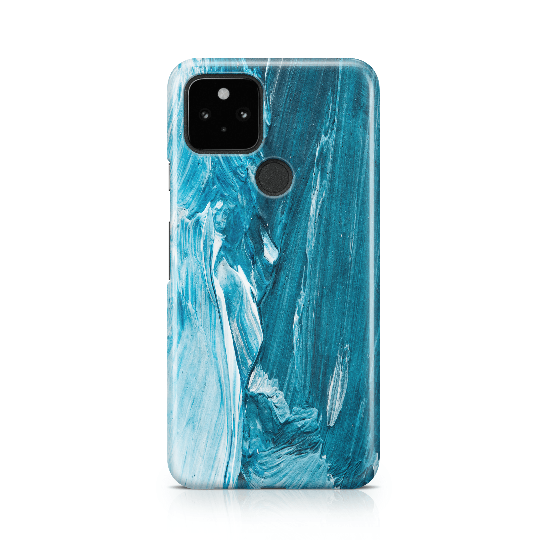 Blue Oil Paint III - Google phone case designs by CaseSwagger