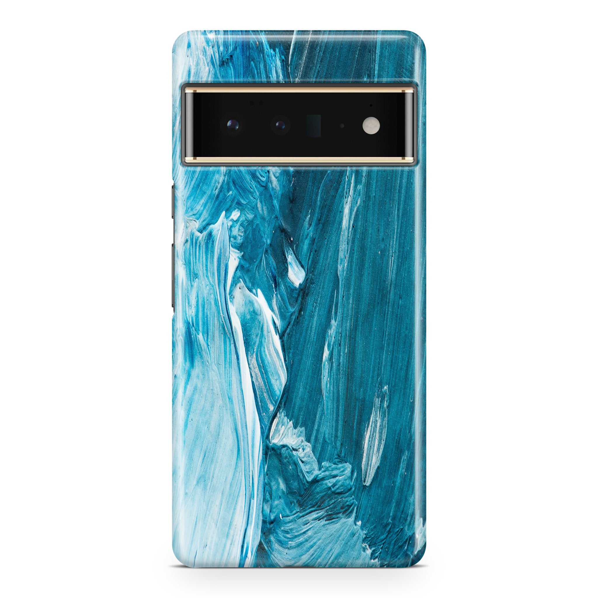 Blue Oil Paint III - Google phone case designs by CaseSwagger