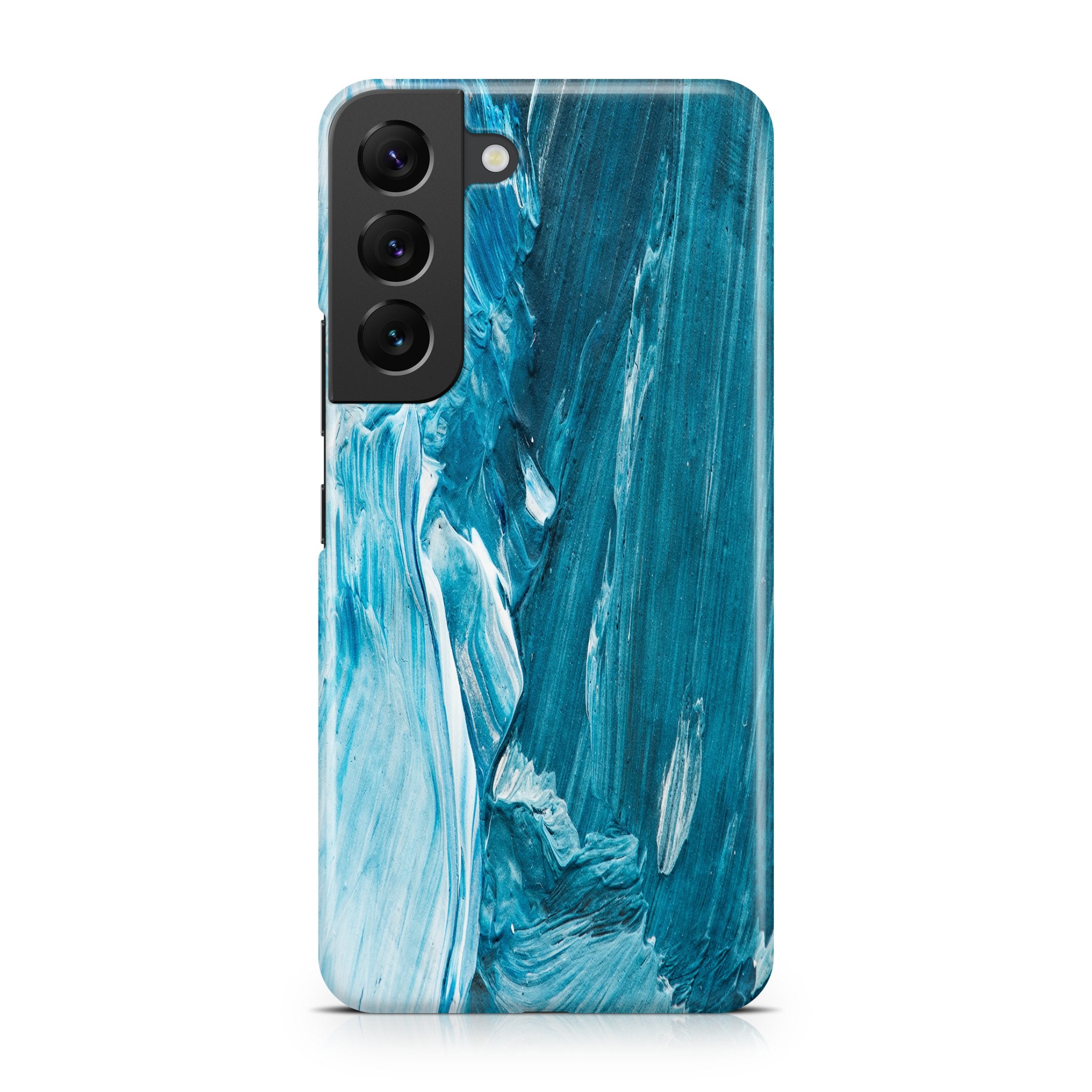 Blue Oil Paint III - Samsung phone case designs by CaseSwagger