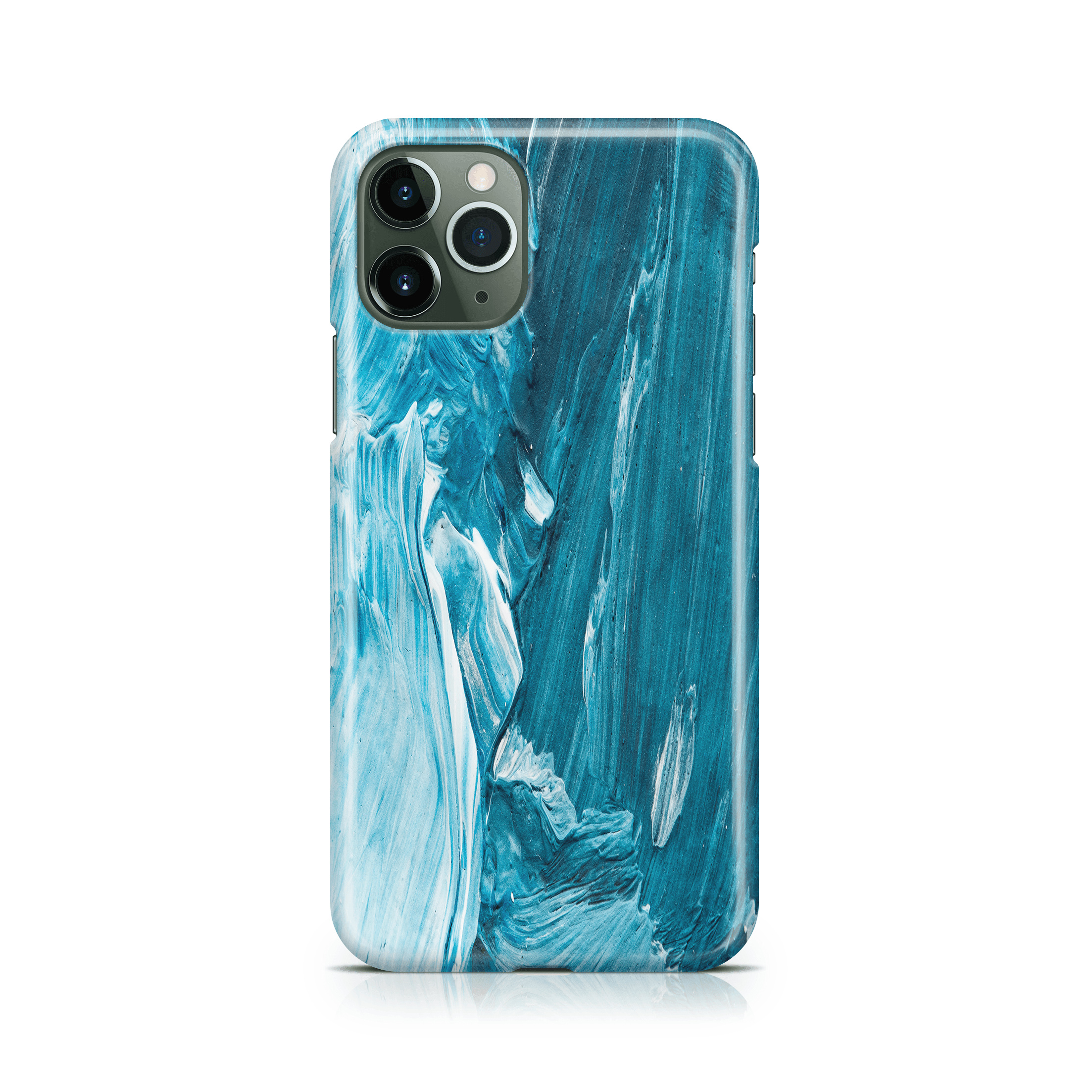Blue Oil Paint III - iPhone phone case designs by CaseSwagger
