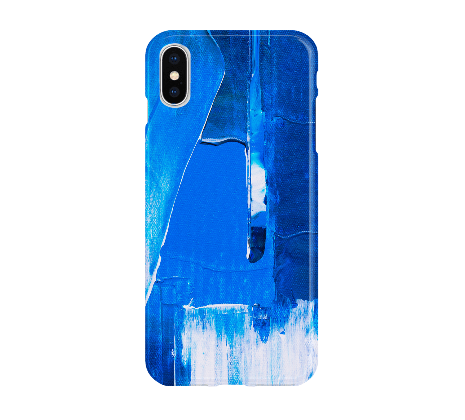 Blue Oil Paint II - iPhone phone case designs by CaseSwagger