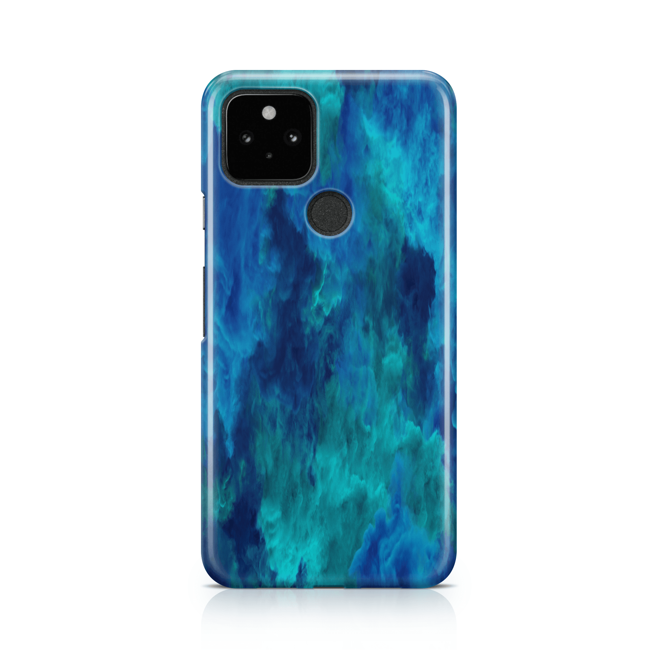 Blue Smoke Cloud - Google phone case designs by CaseSwagger