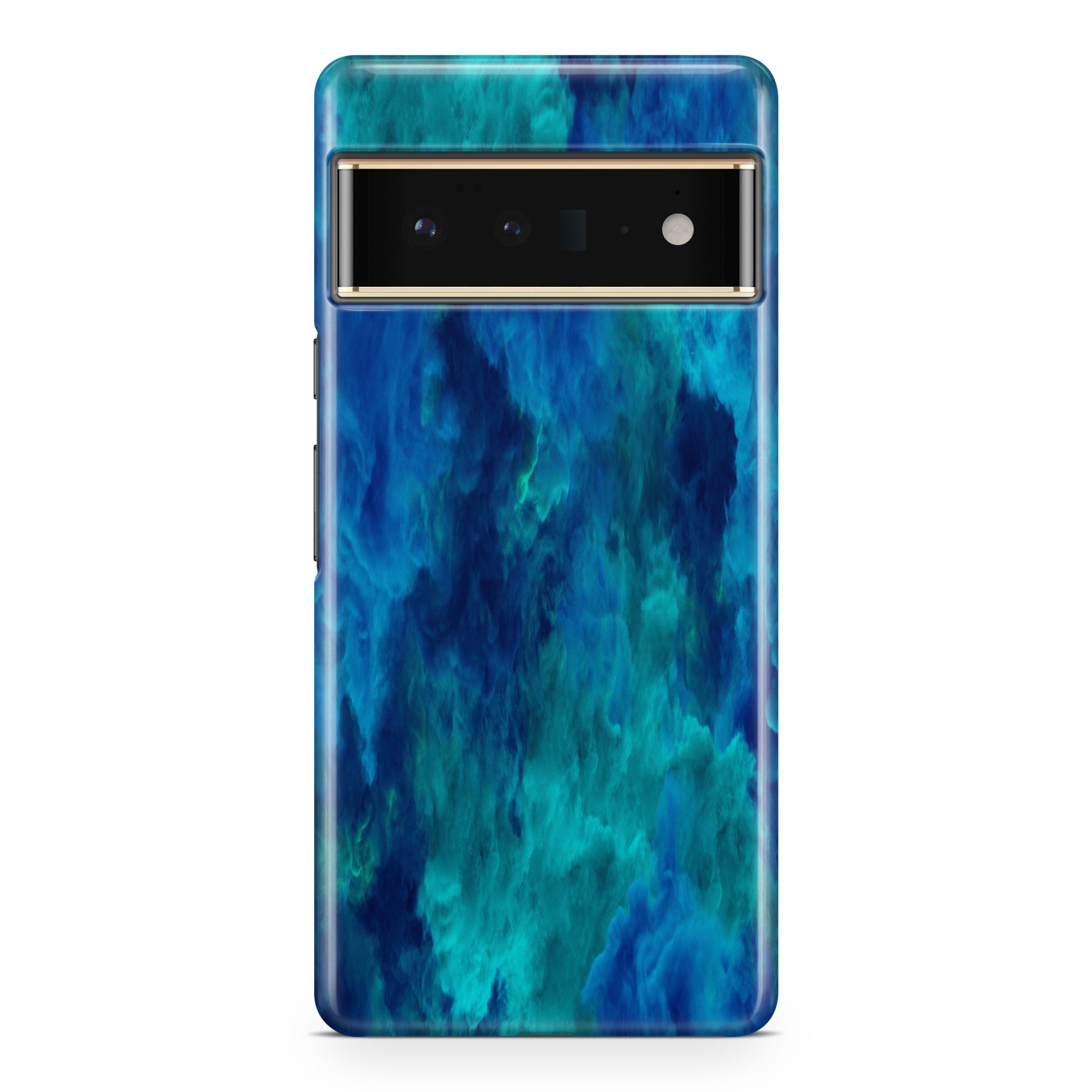Blue Smoke Cloud - Google phone case designs by CaseSwagger
