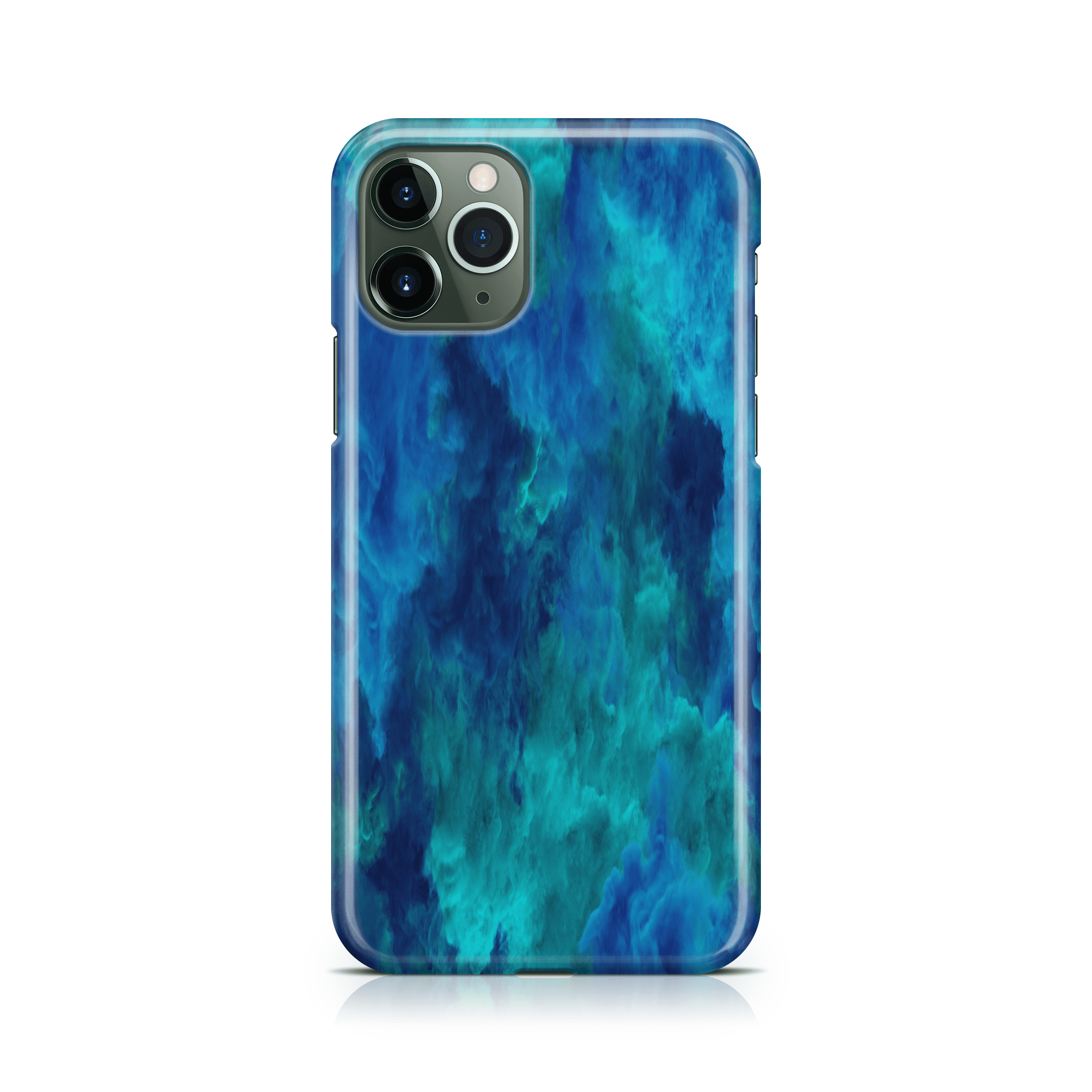 Blue Smoke Cloud - iPhone phone case designs by CaseSwagger