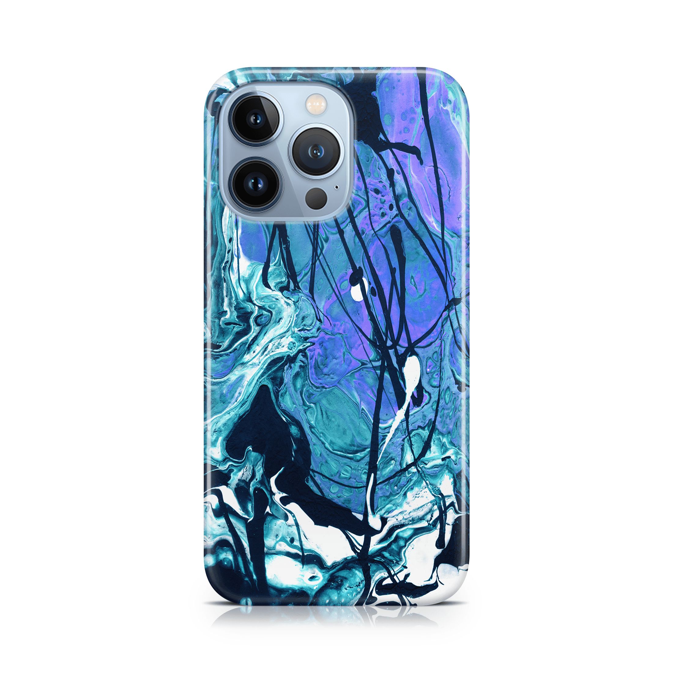 Blue Soul Acrylic - iPhone phone case designs by CaseSwagger