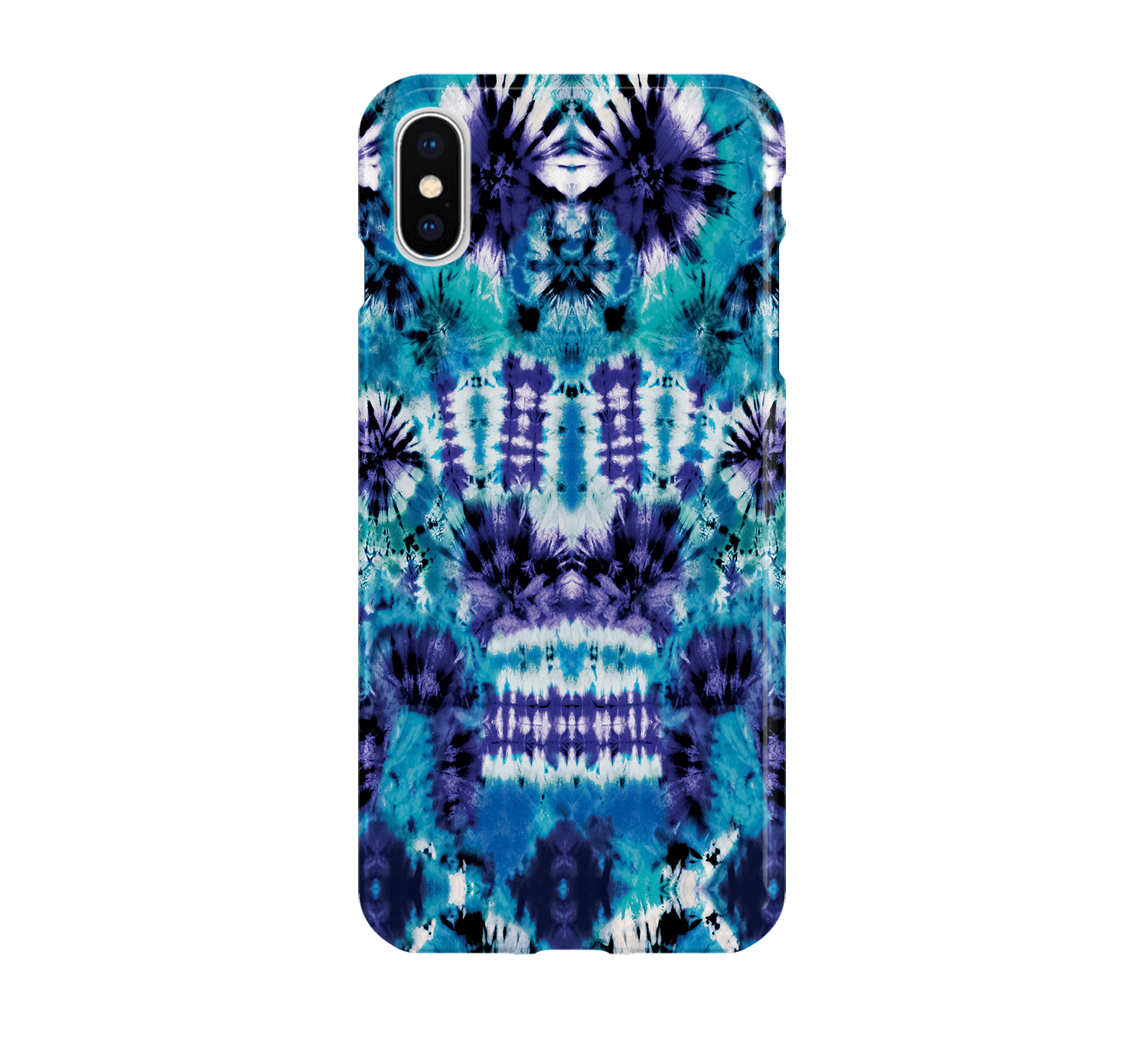 Blue Tie Dye - iPhone phone case designs by CaseSwagger