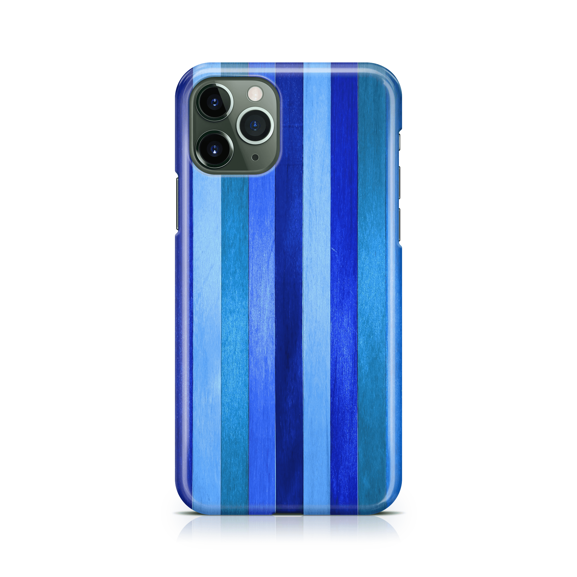 Blue Wood Fence - iPhone