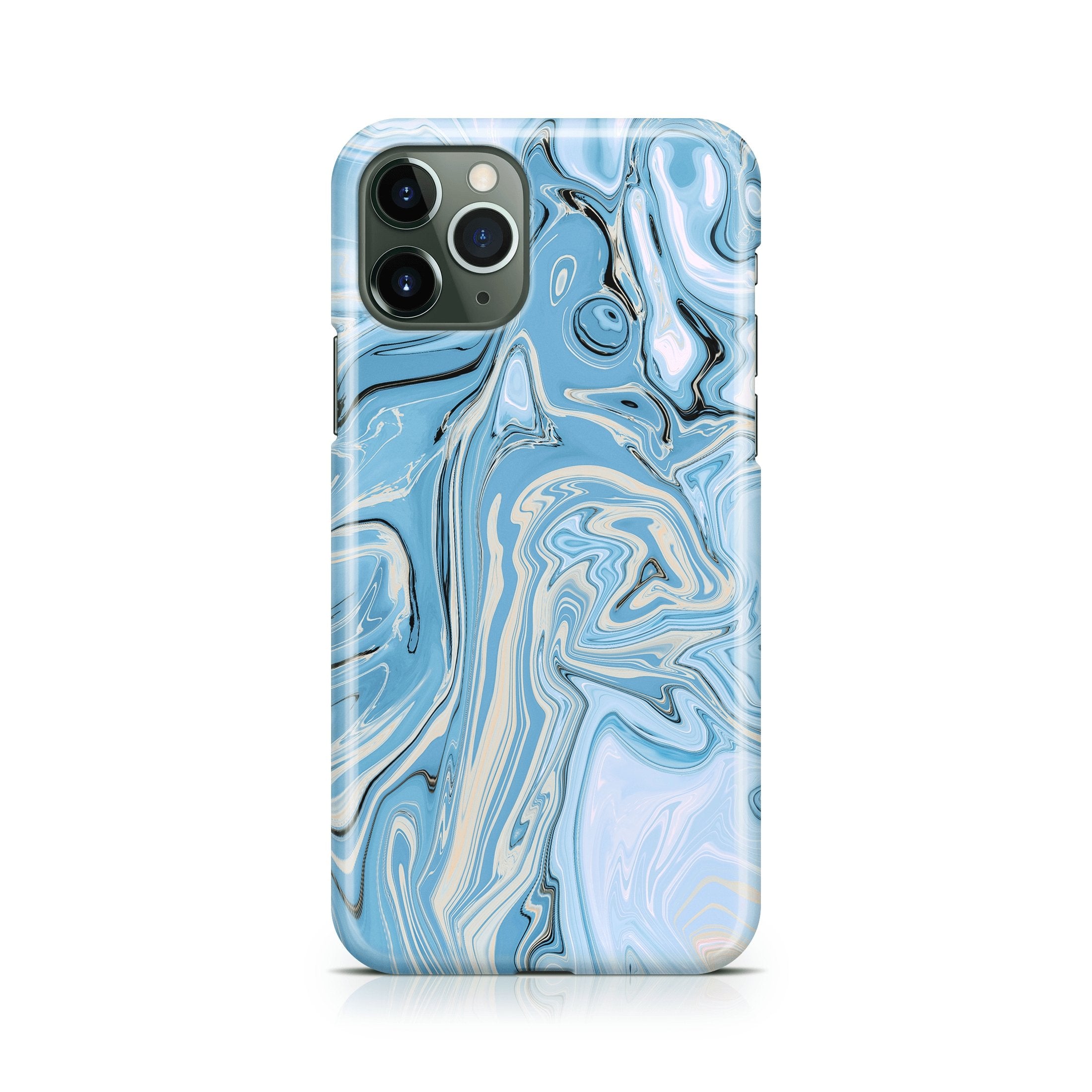 Blue & Creme Agate - iPhone