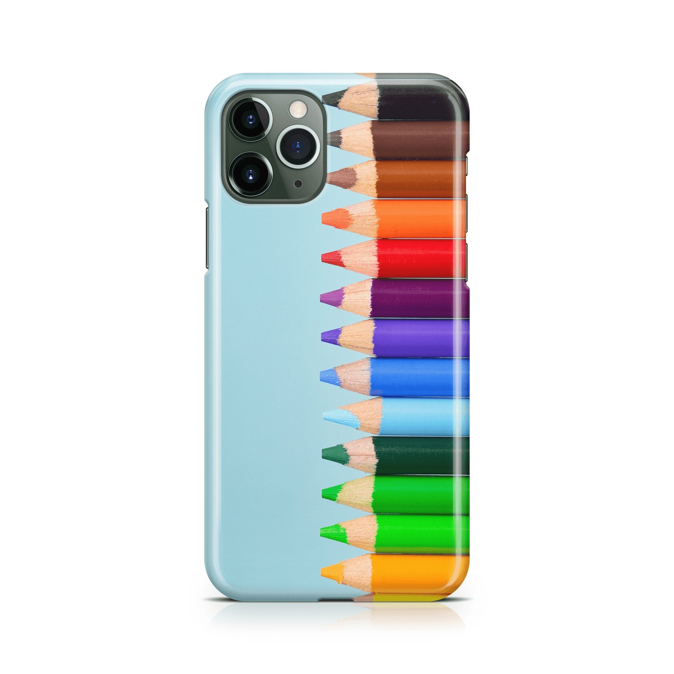 Colored Pencils - iPhone phone case designs by CaseSwagger