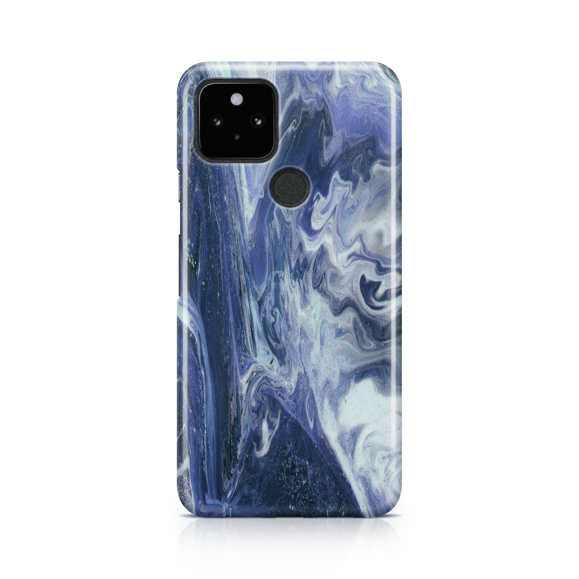 Dark Blue Agate - Google phone case designs by CaseSwagger