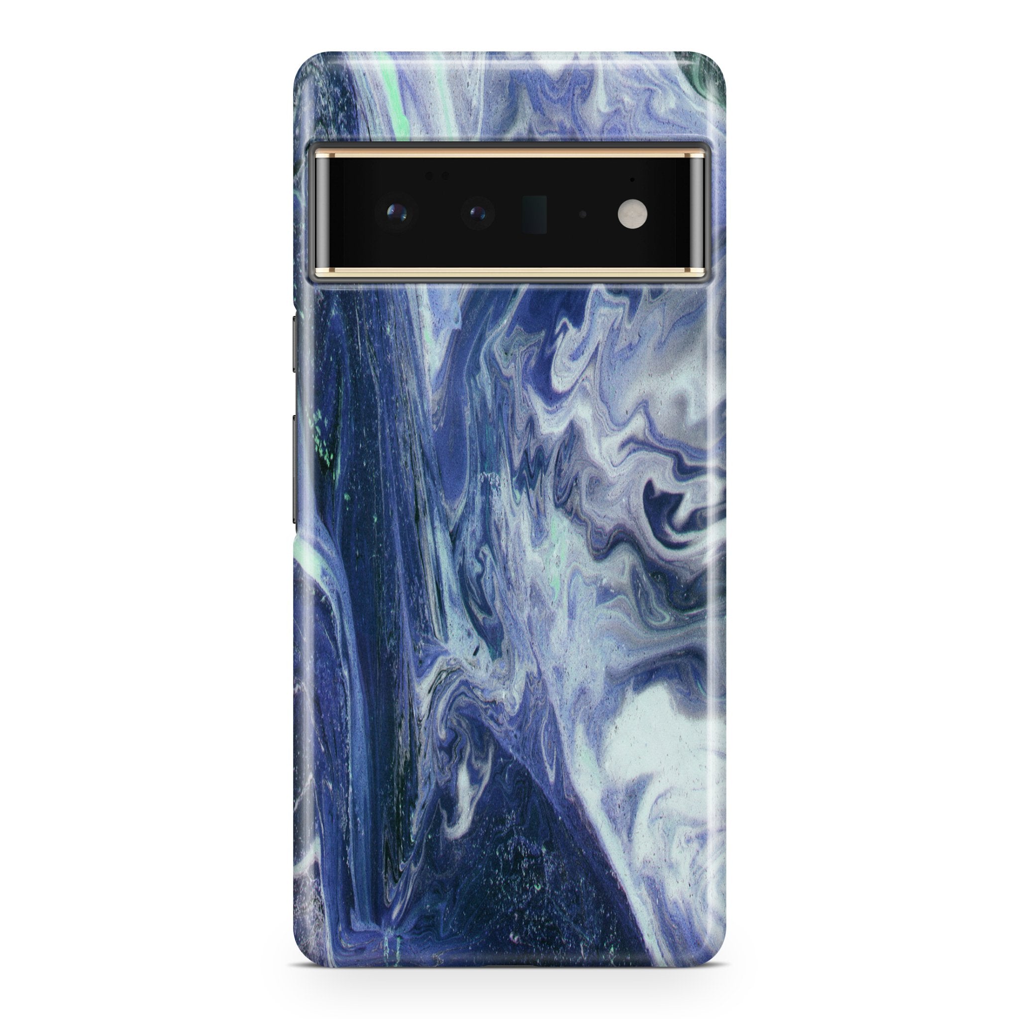 Dark Blue Agate - Google phone case designs by CaseSwagger