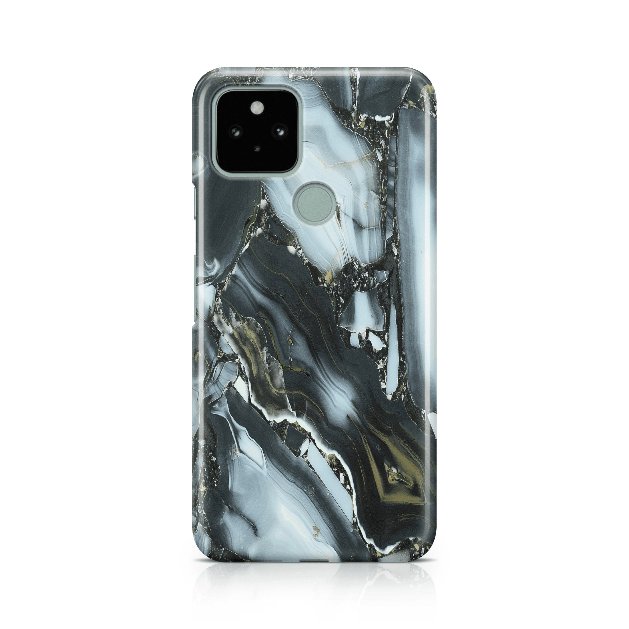 Dark Grey Agate - Google phone case designs by CaseSwagger