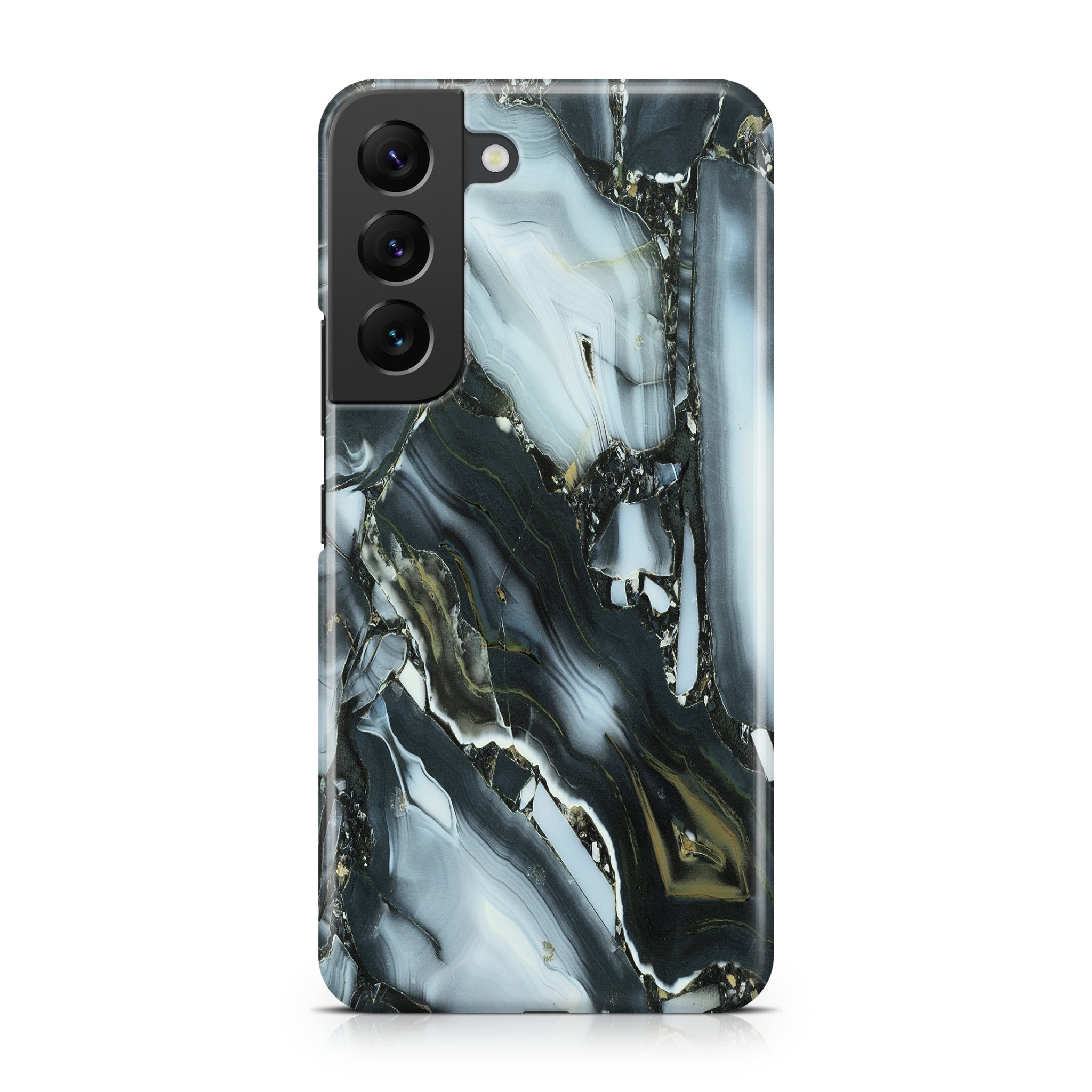 Dark Grey Agate - Samsung phone case designs by CaseSwagger
