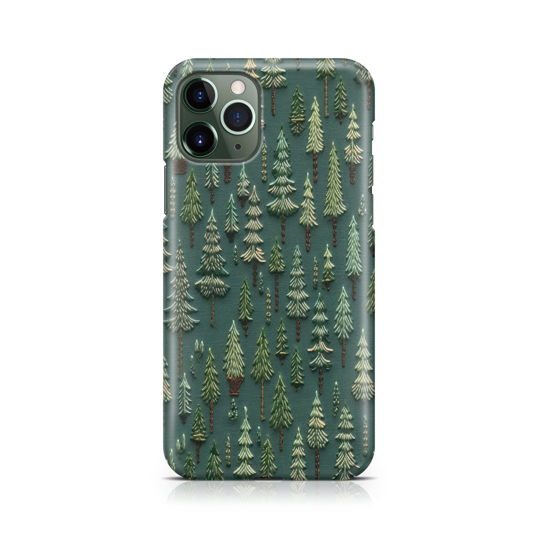 Embroidered Forest - iPhone phone case designs by CaseSwagger