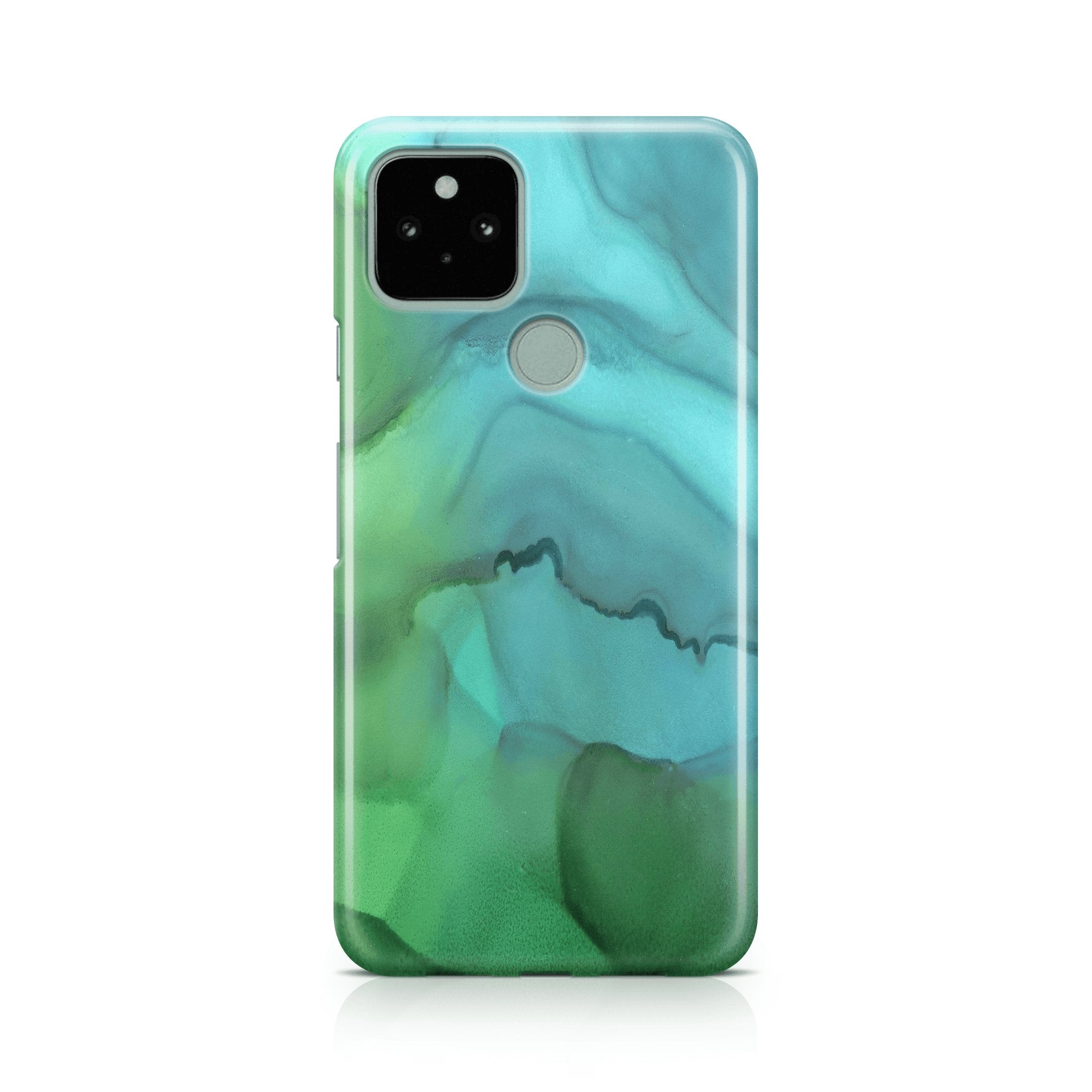 Emerald InkDeco - Google phone case designs by CaseSwagger