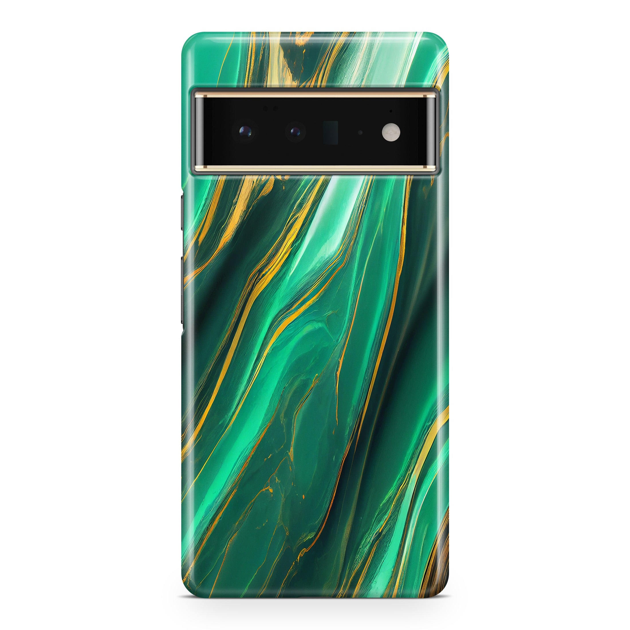 Emerald Marble - Google phone case designs by CaseSwagger