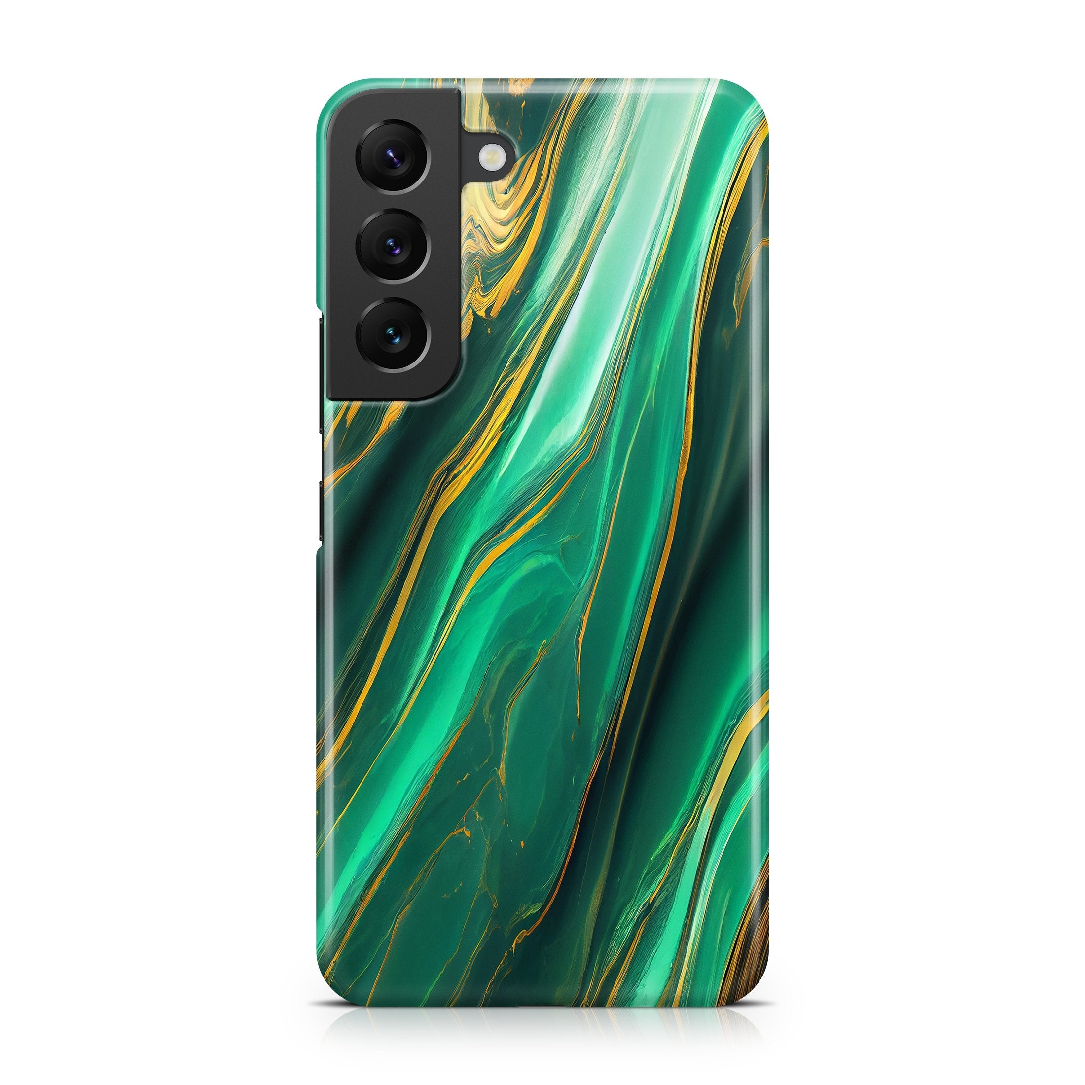 Emerald Marble - Samsung phone case designs by CaseSwagger