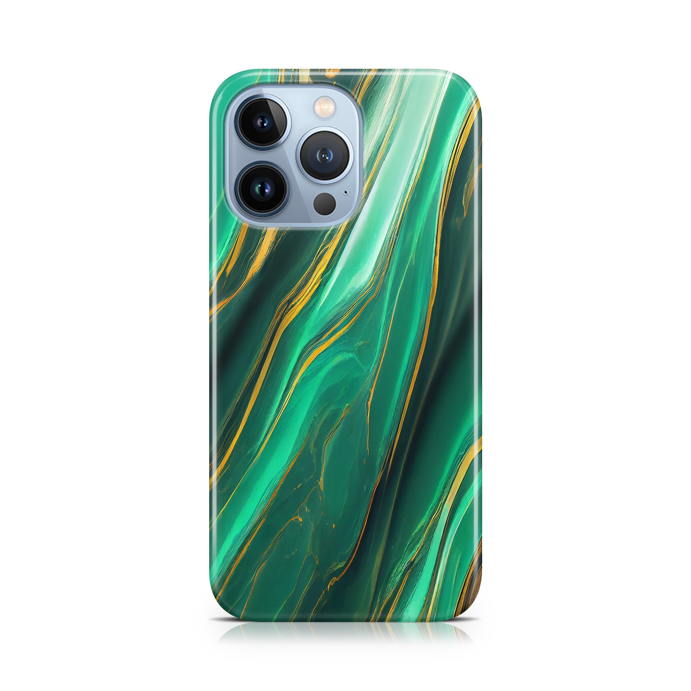 Emerald Marble - iPhone phone case designs by CaseSwagger
