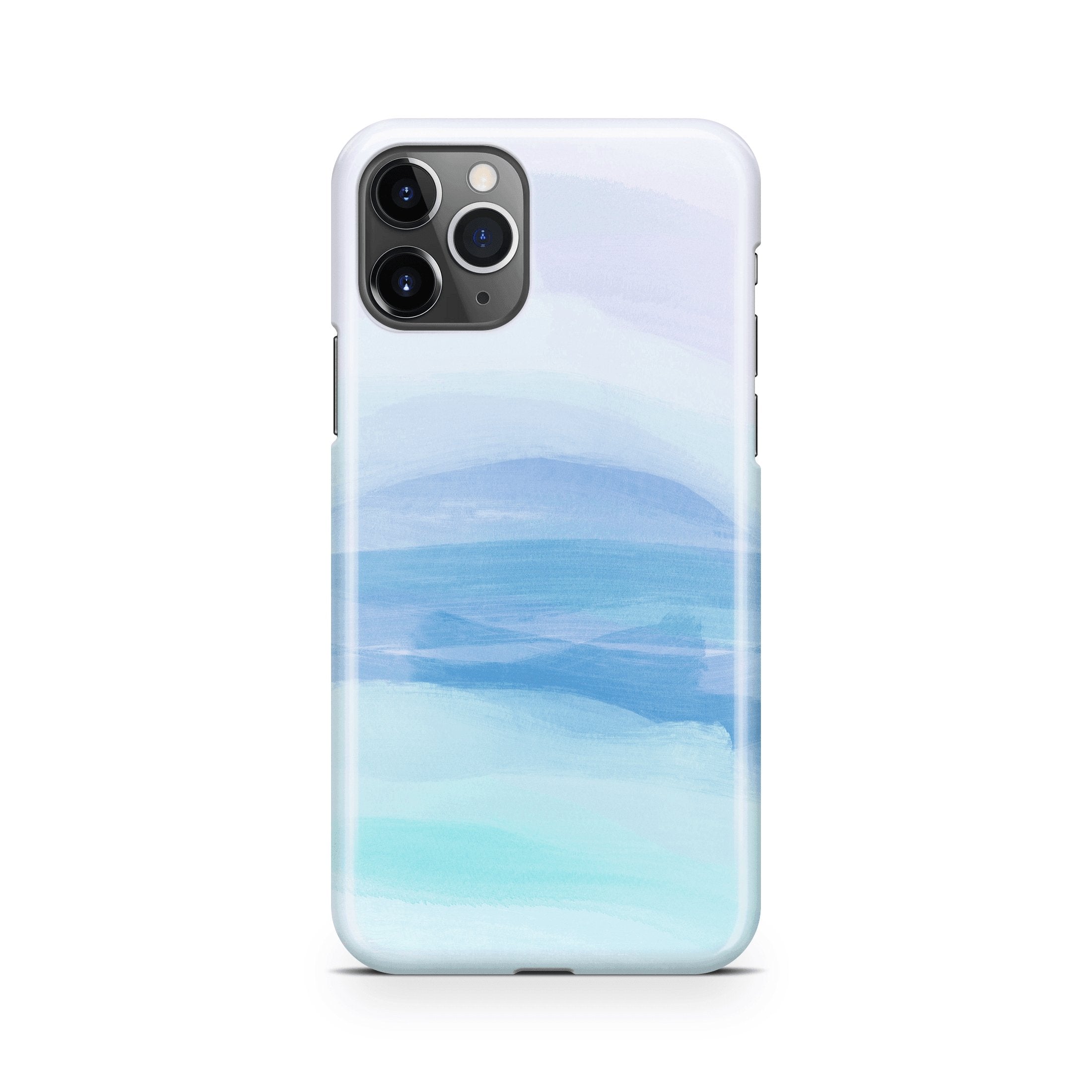 Fading Blue Ombre - iPhone phone case designs by CaseSwagger
