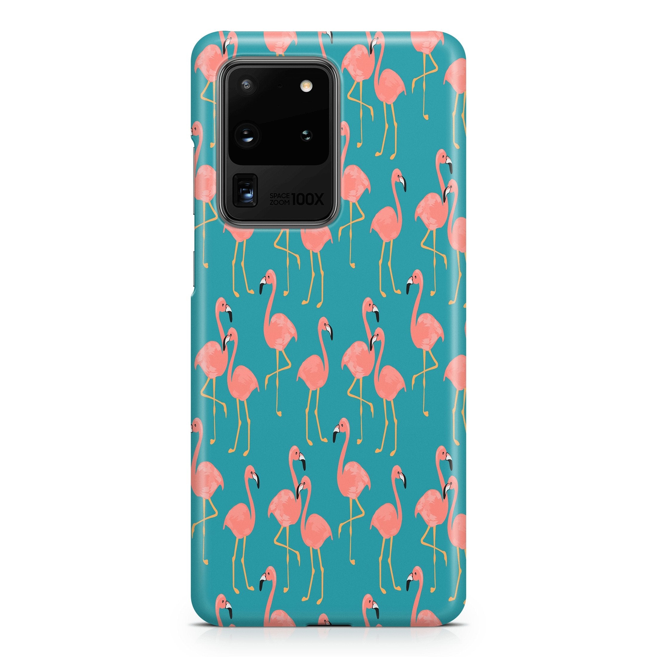 Flamingo Fiesta - Samsung phone case designs by CaseSwagger