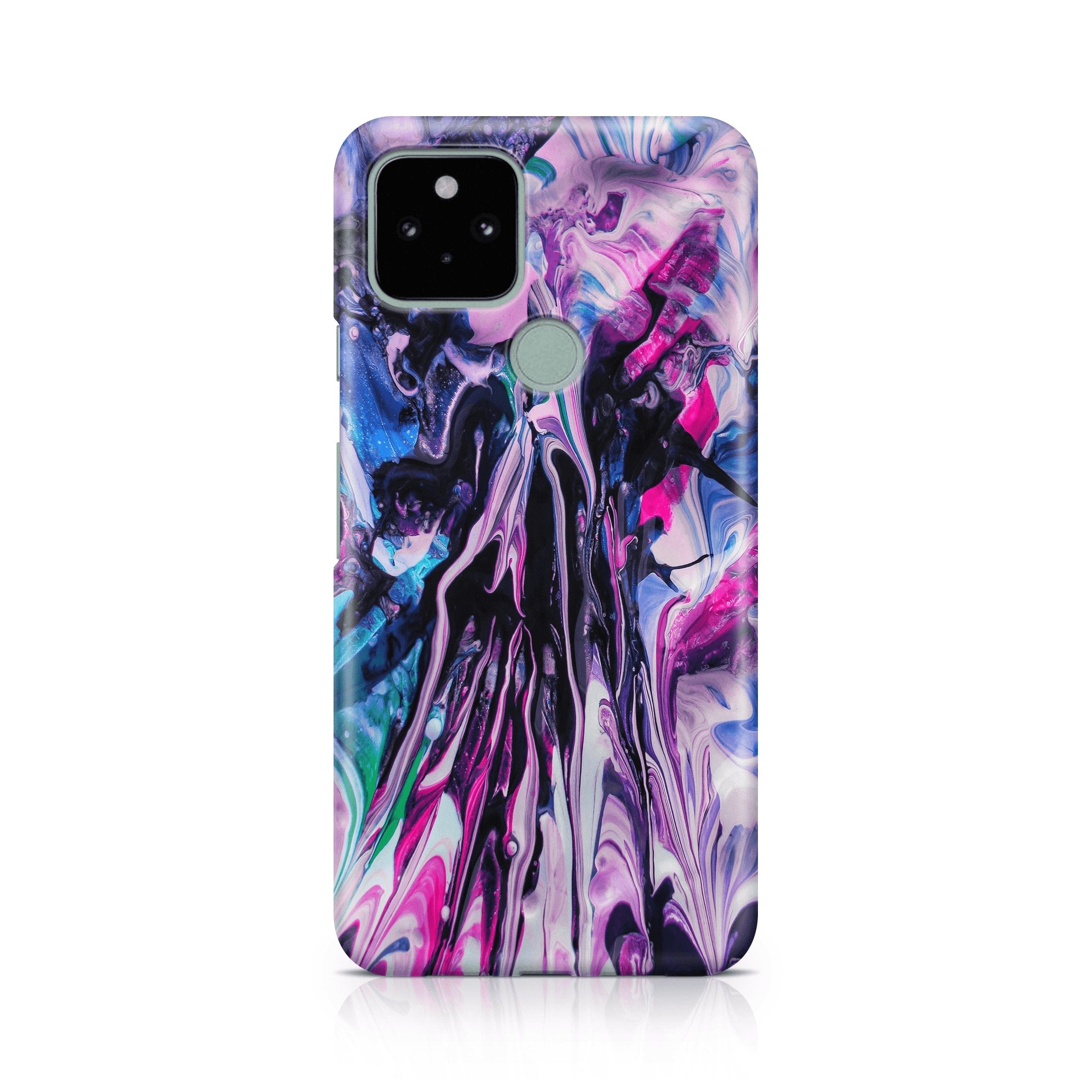 Fluid Acrylic Chaos - Google phone case designs by CaseSwagger