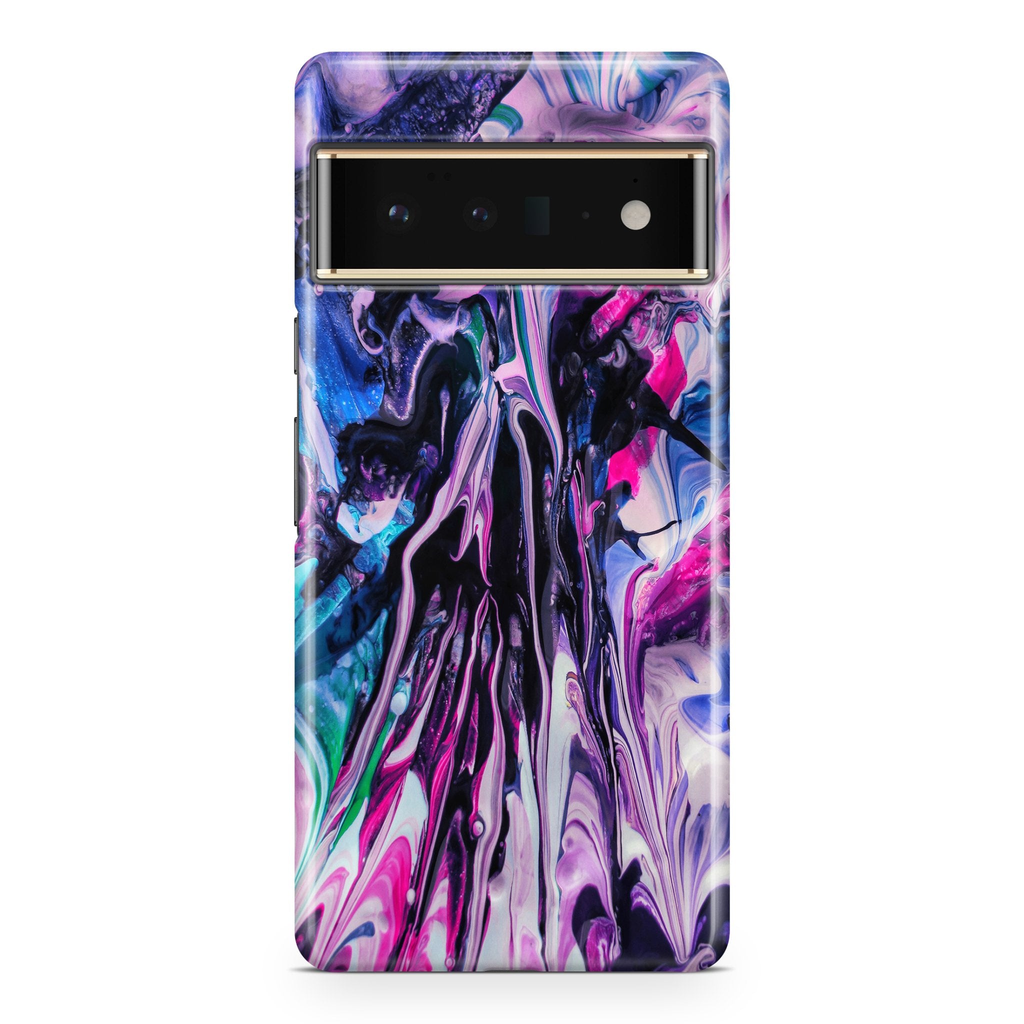 Fluid Acrylic Chaos - Google phone case designs by CaseSwagger