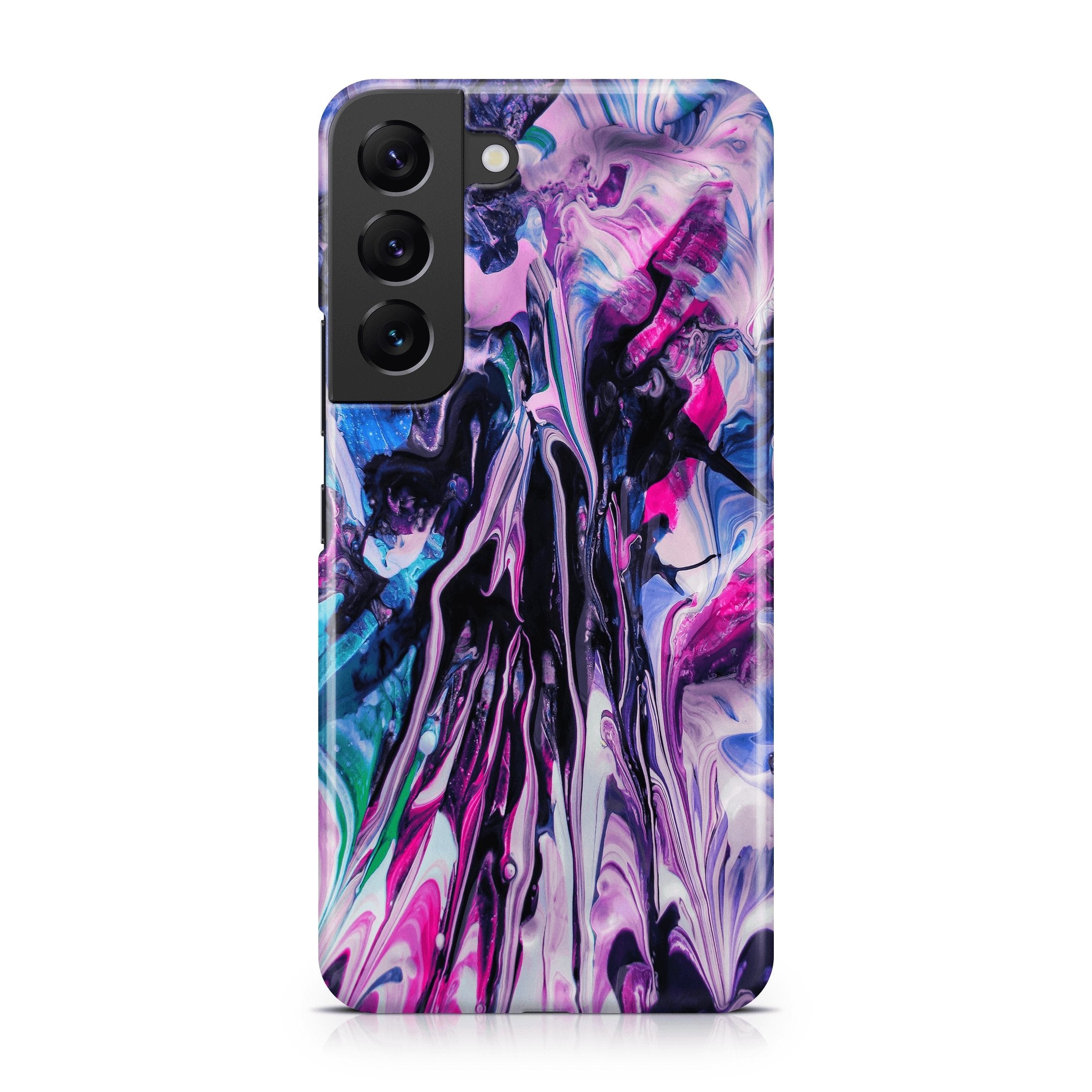 Fluid Acrylic Chaos - Samsung phone case designs by CaseSwagger